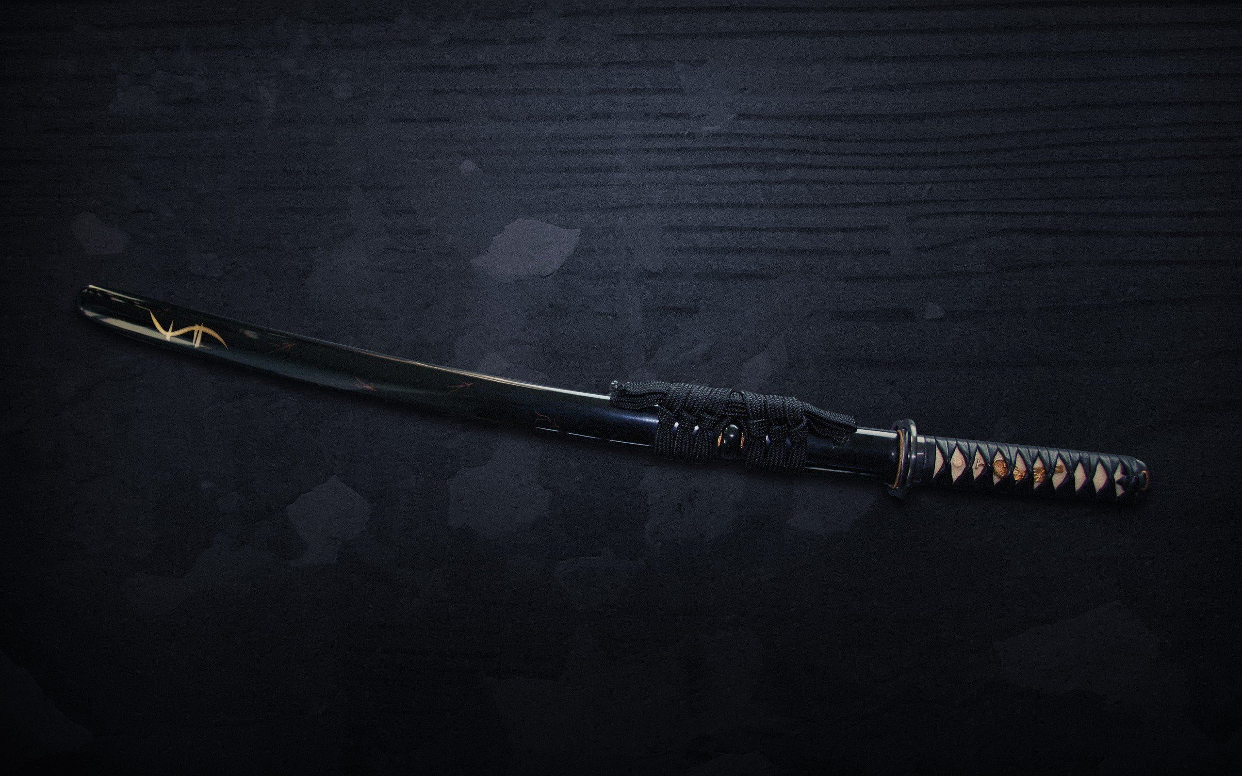 weapon, 2K, hd, sword, 2560x1600 px, mountains, art, px, nature, Wakizashi, x, HD Wallpaper