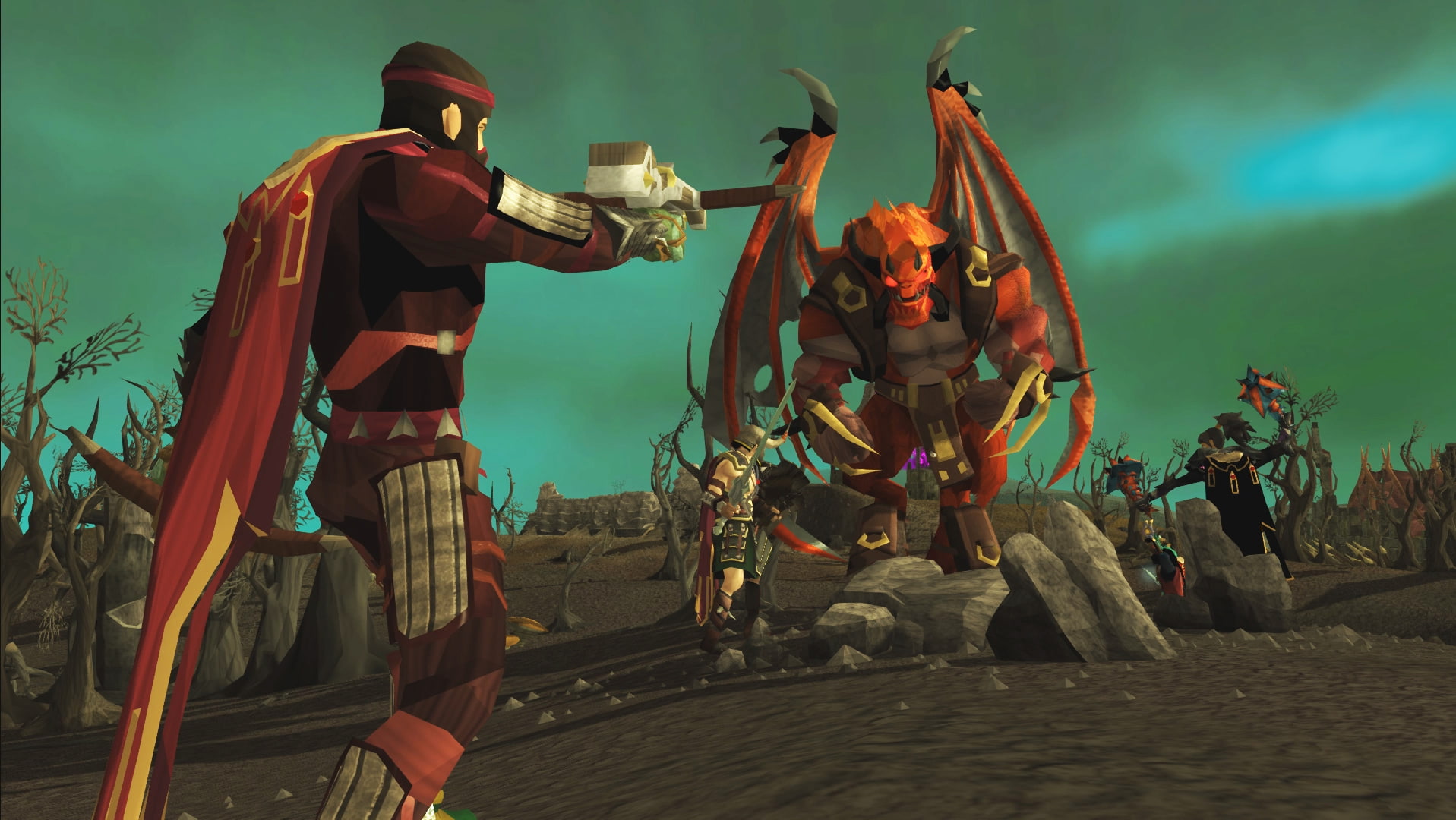 warrior, runescape, 720P, adventure, demon, battle, fantasy, monster, HD Wallpaper