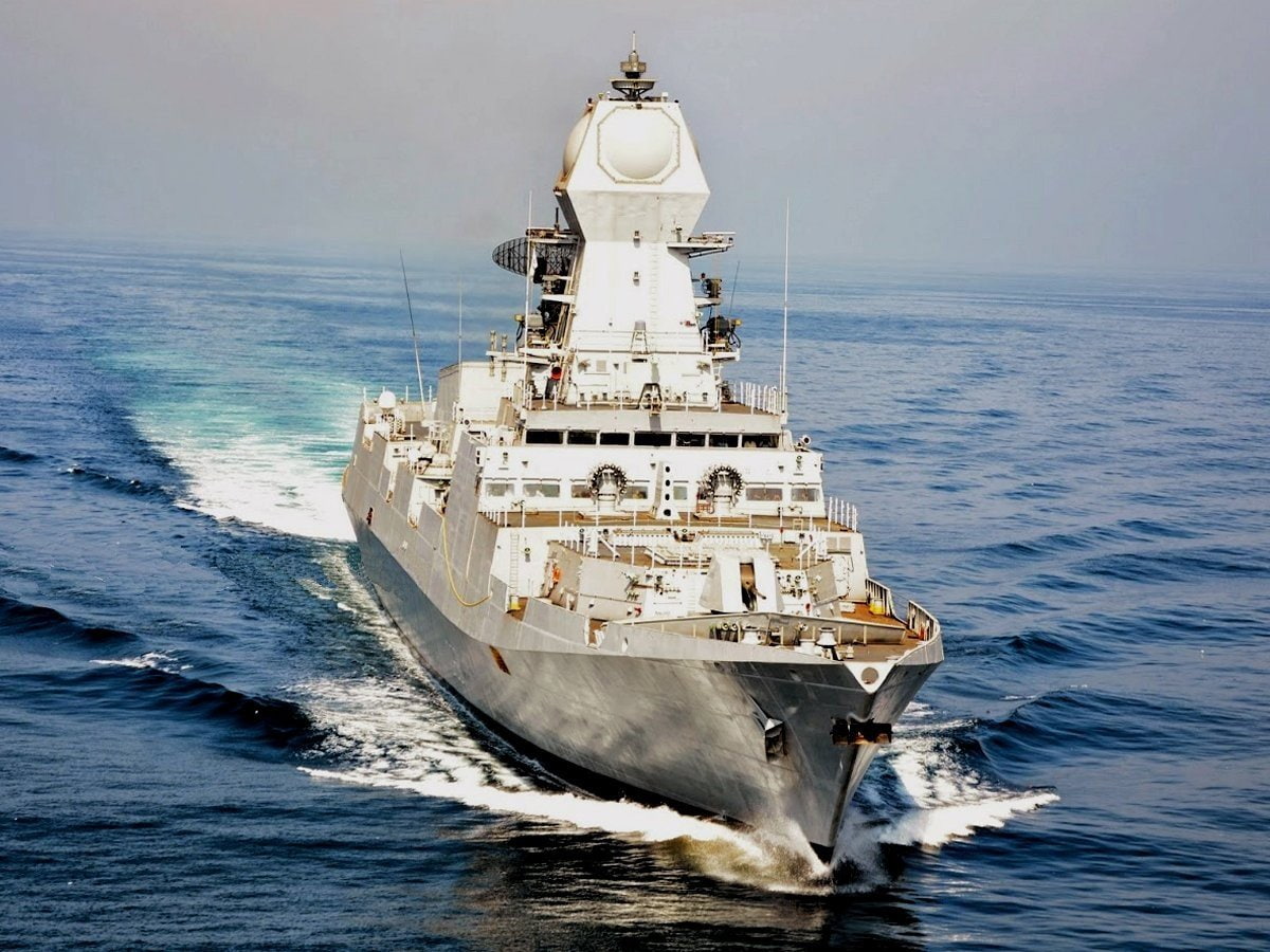 480P, Kolkata Class, Destroyer, Warship, HD Wallpaper