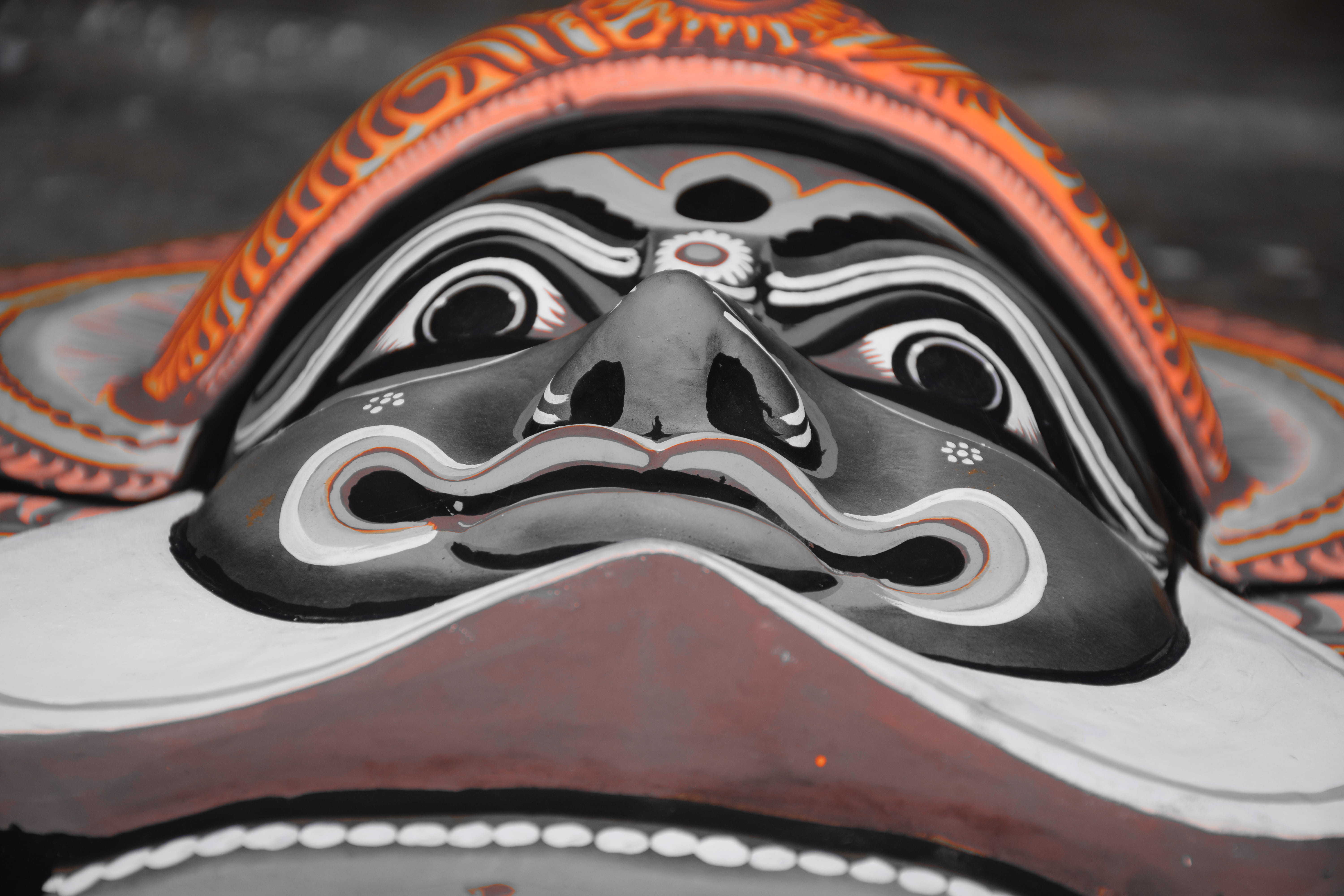 craft, outdoors, focus on foreground, close-up, 5K, day, india, chau mask, mask, purulia, religion, arijit photo, demon - fictional character, art and craft, HD Wallpaper