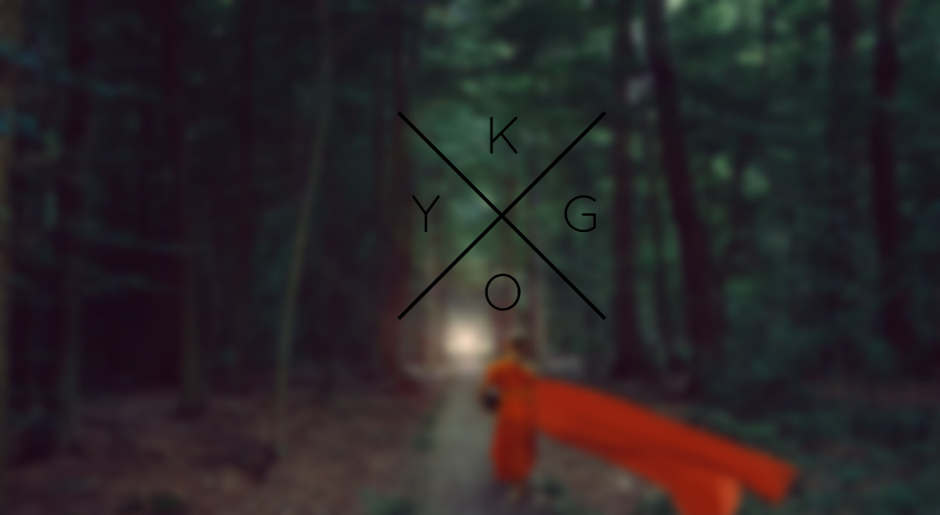 kygo, plant part, focus on foreground, Music, nature, stand, beauty in nature, orange, tranquility, metal, selective focus, field, tree, forest, wooden, HD Wallpaper