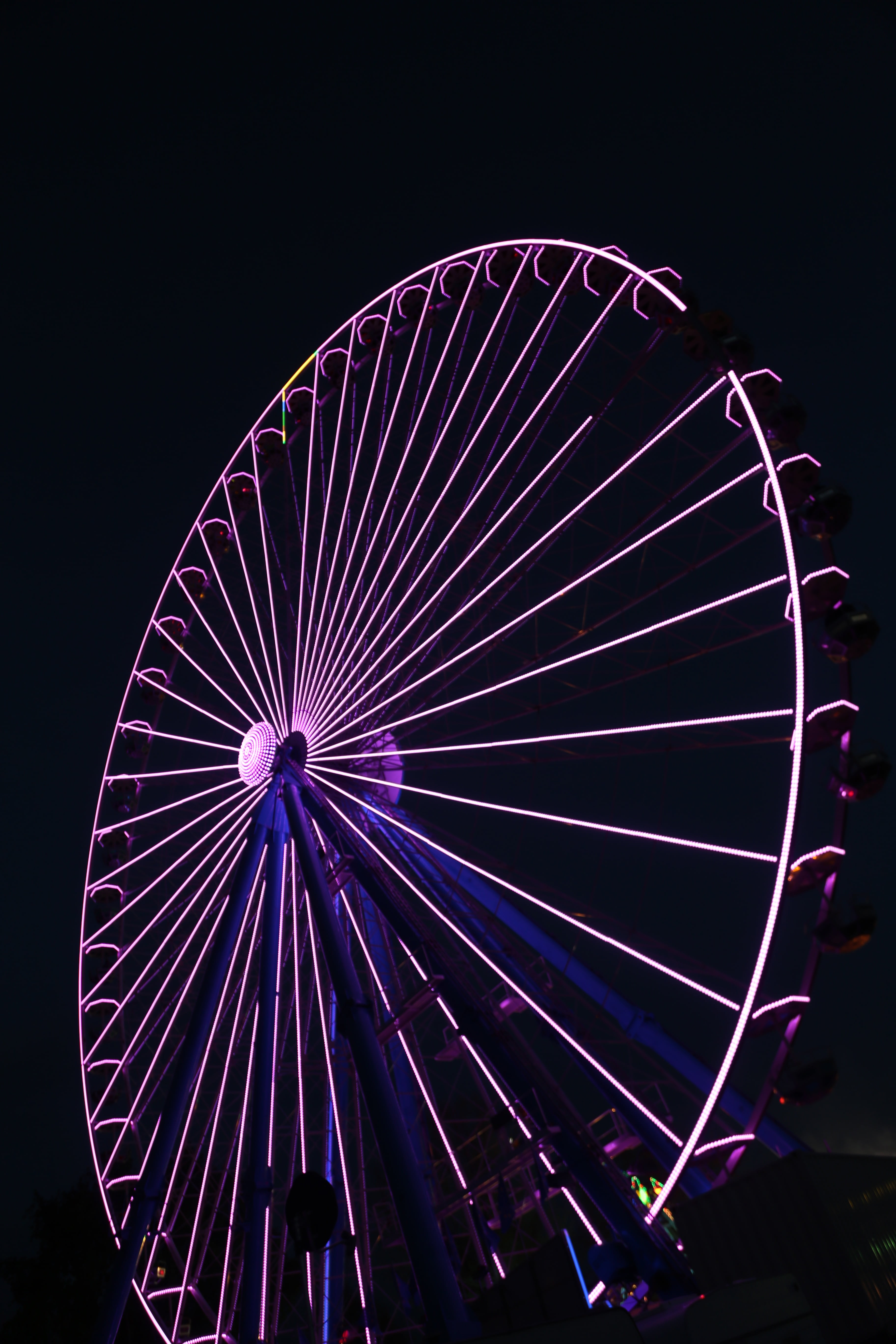 amusement park, year market, entertainment, carousel, night, fairground, theme park, arts culture and entertainment, nature, leisure activity, festival site, Phone HD Wallpaper