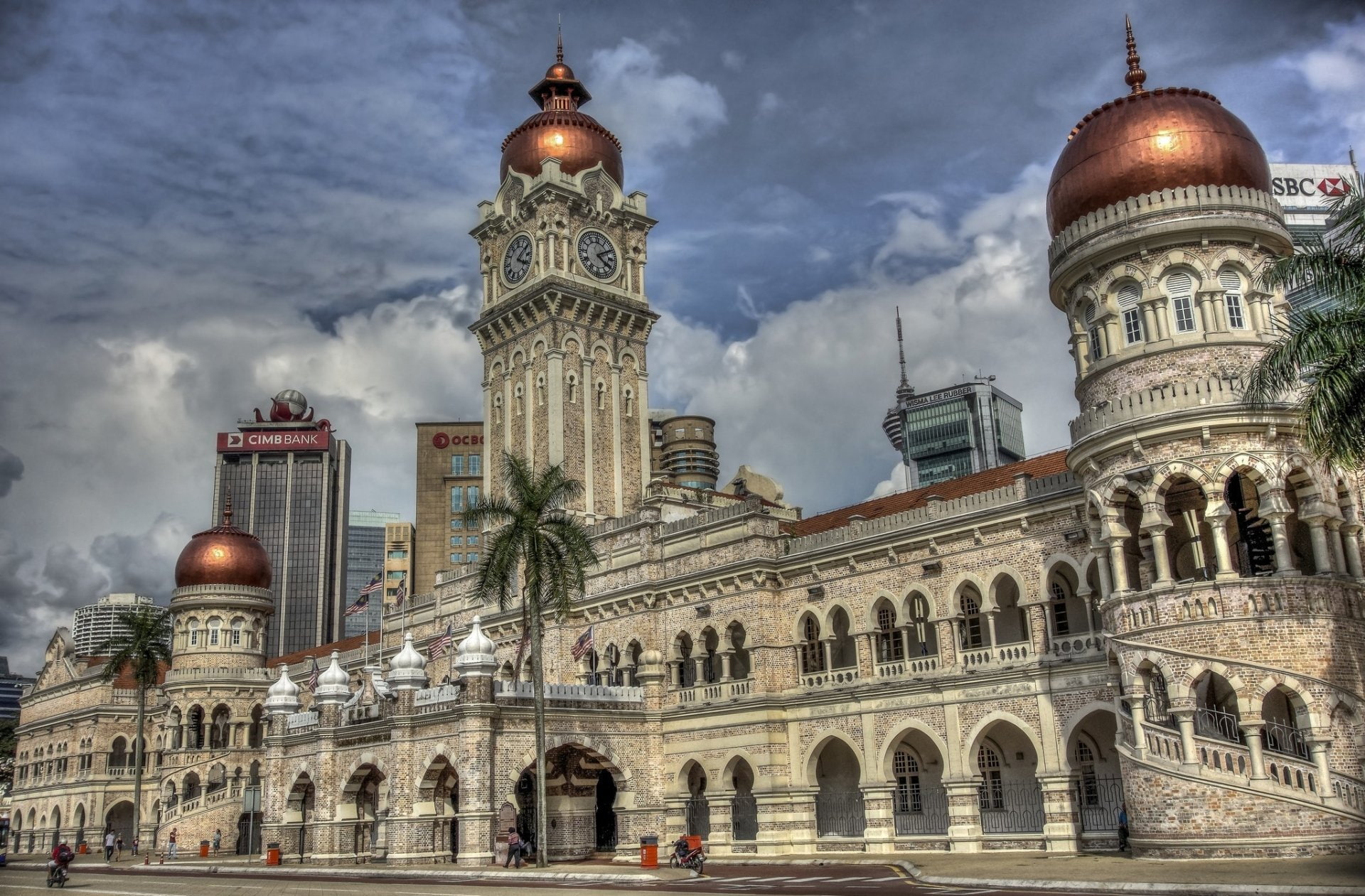Kuala Lumpur, 1080P, Malaysia, Sultan Abdul Samad Building, Monuments, HD Wallpaper