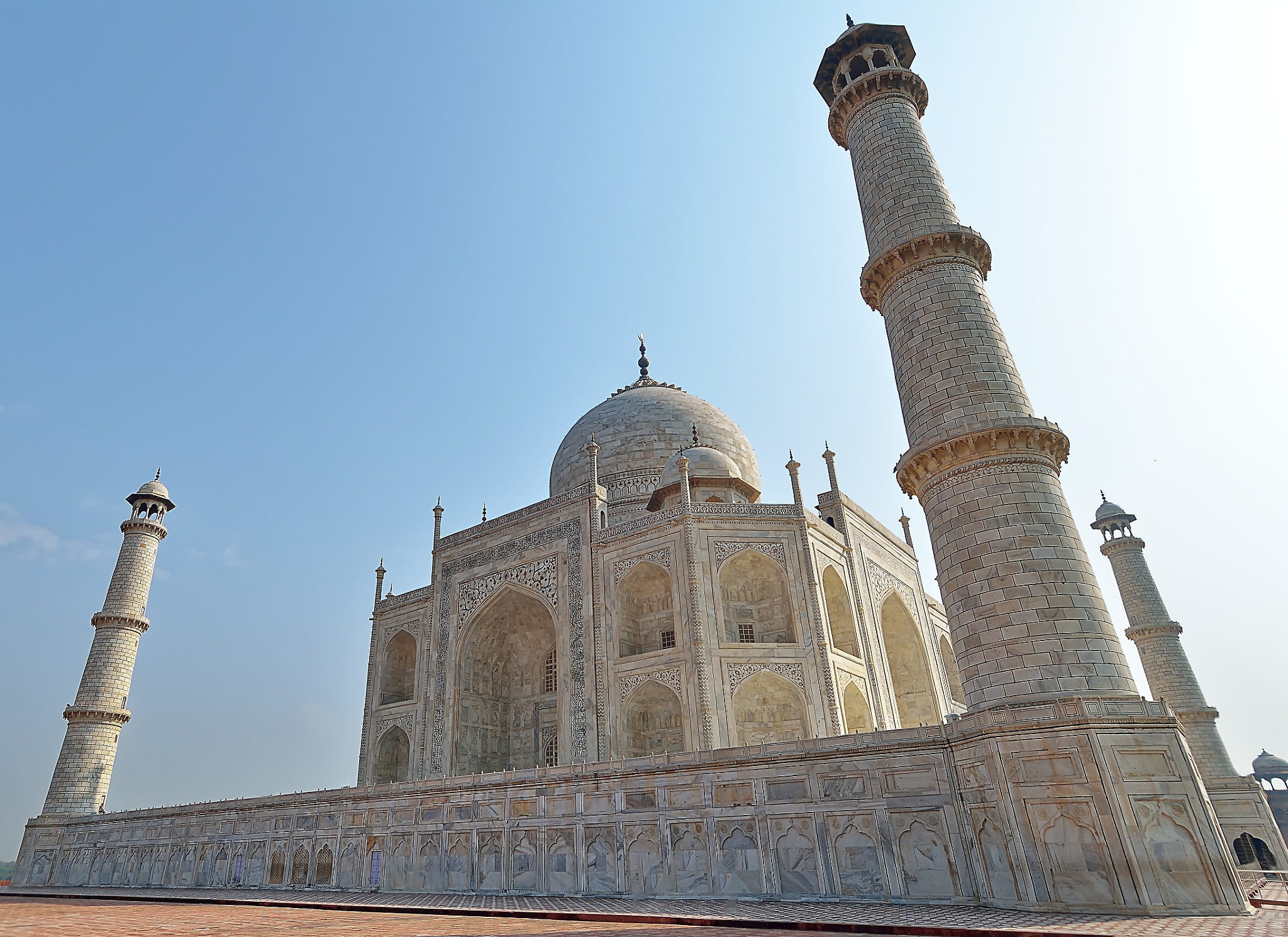 travel, india, 1080P, religion, the past, low angle view, rajasthan, building exterior, architectural column, architecture, place of worship, dome, city, HD Wallpaper