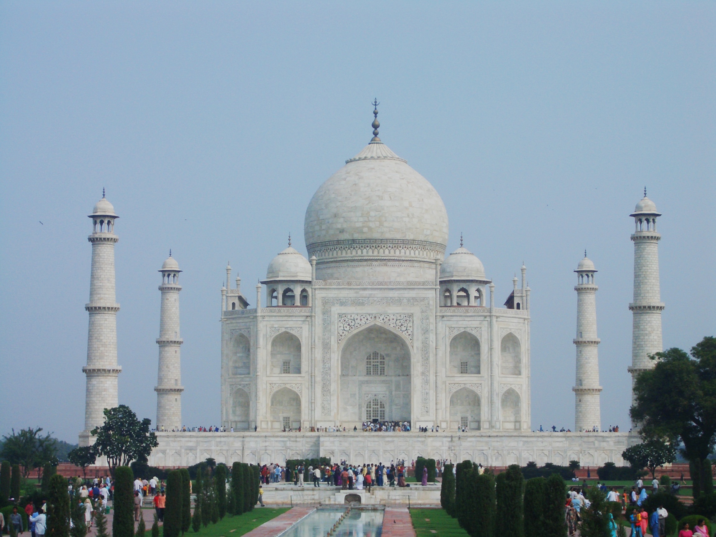 love, tourism, travel destinations, agra, 1080P, crowd, built structure, large group of people, memorial, architecture, clear sky, building exterior, travel, HD Wallpaper