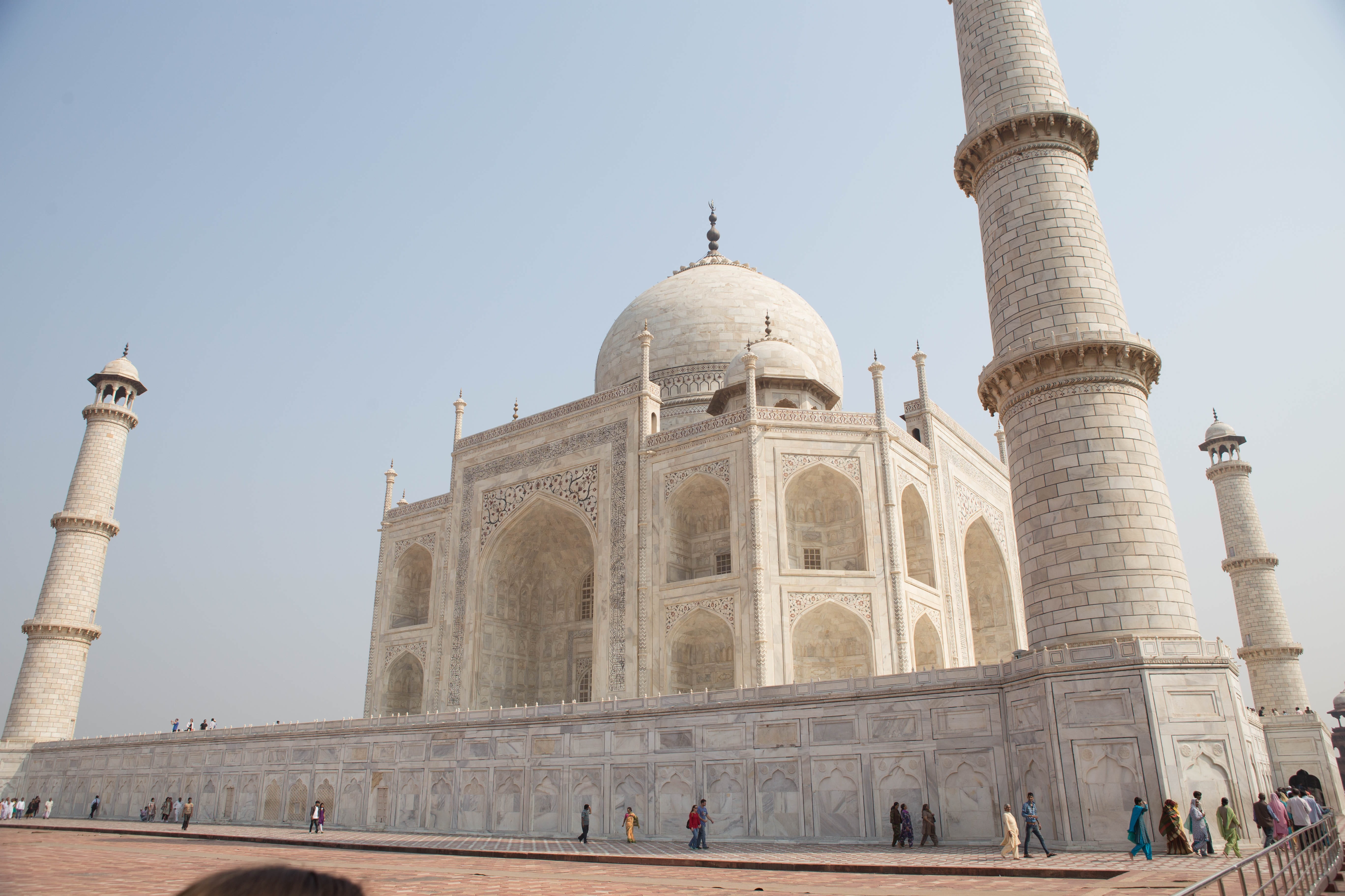 nature, unesco, mahal, ancient civilization, tomb, religion, tourist, tourism, building exterior, incidental people, built structure, agra, history, famous, HD Wallpaper