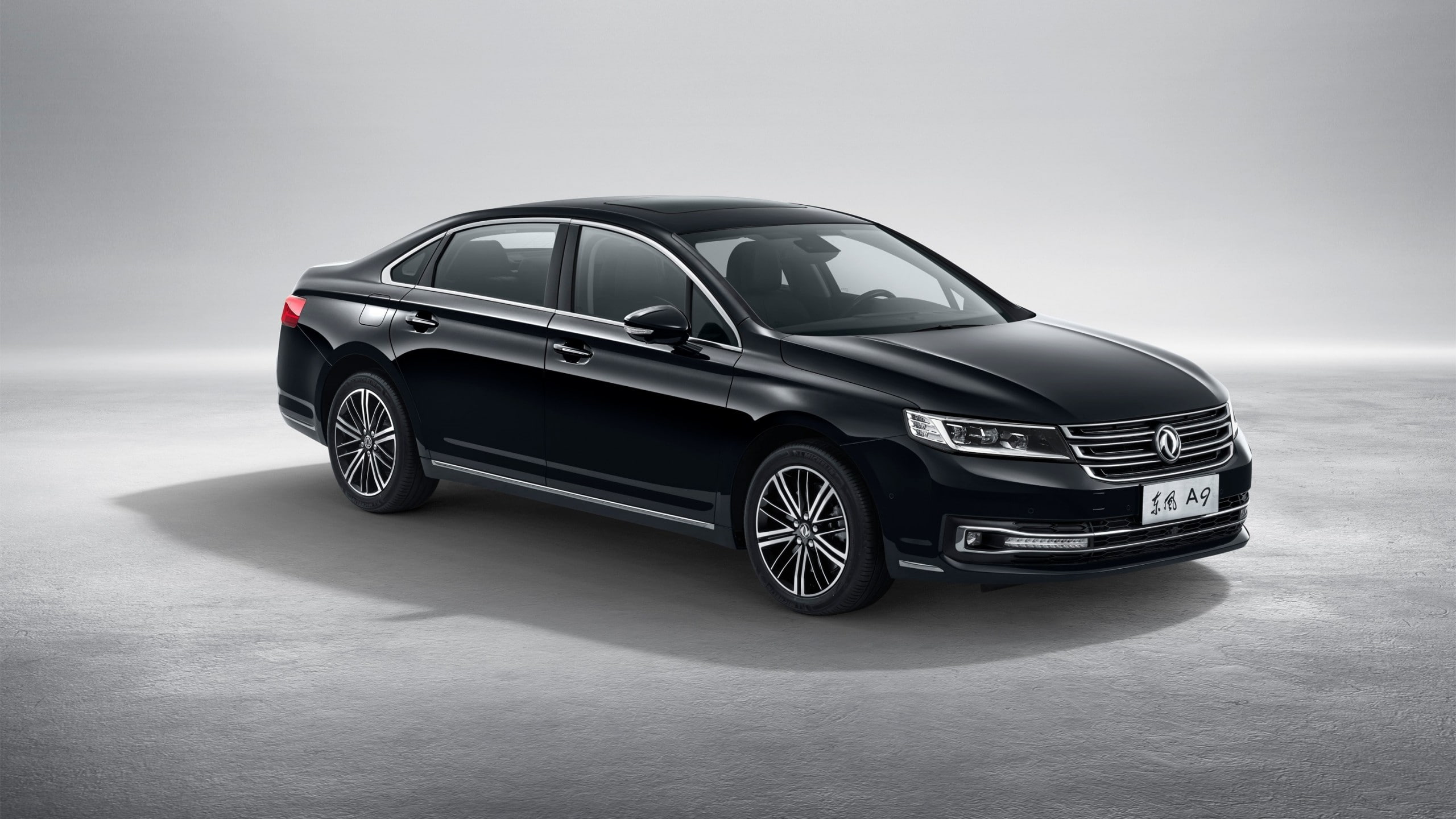 2K, 5m, Dongfeng Aeolus A9, long, black, sedan, HD Wallpaper