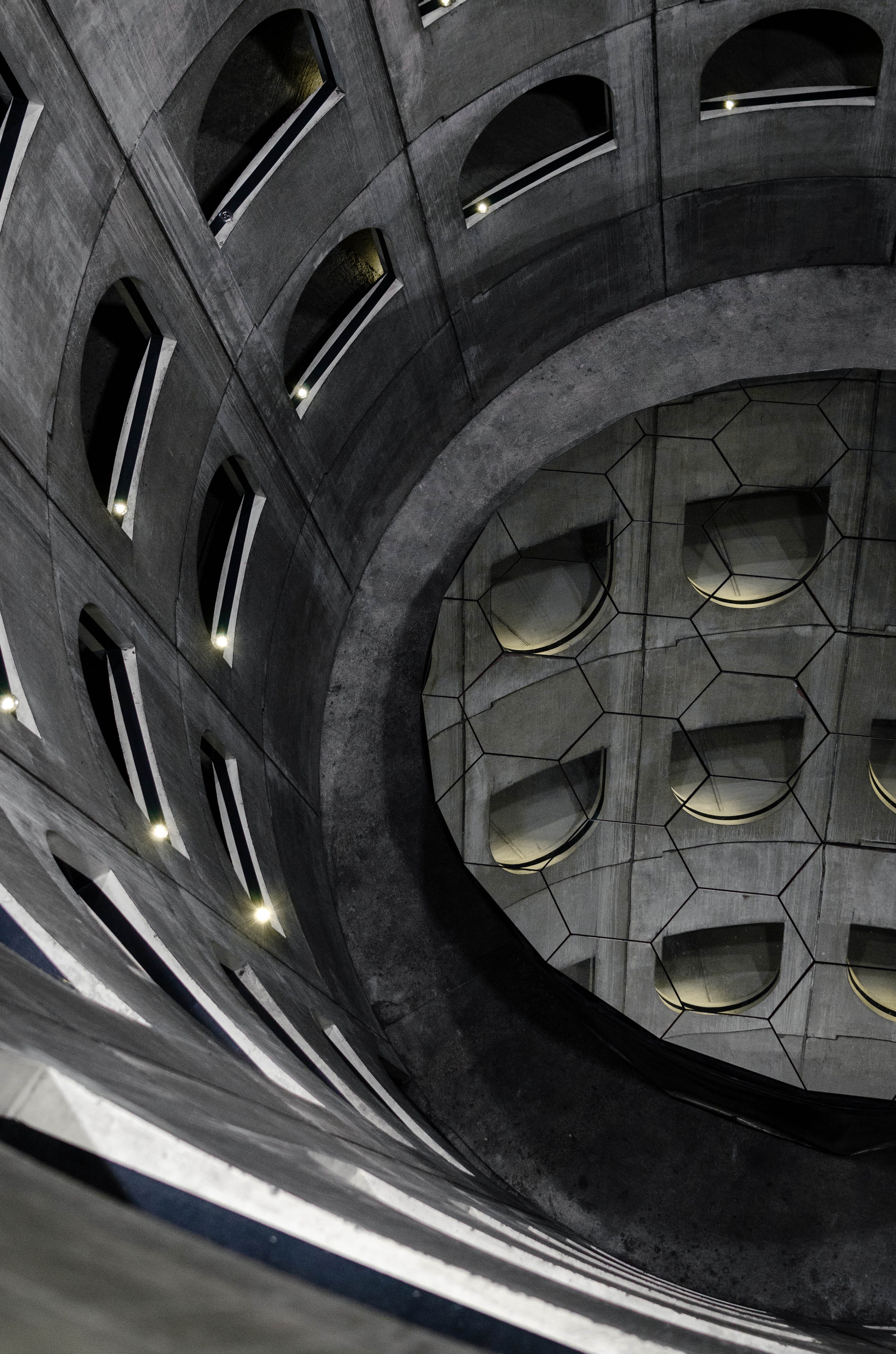 clock, sphere, bunker, low angle view, the past, france, black, close-up, angle, pattern, tunnel, low, circle, art, photography, clock face, building, outdoors, Phone HD Wallpaper