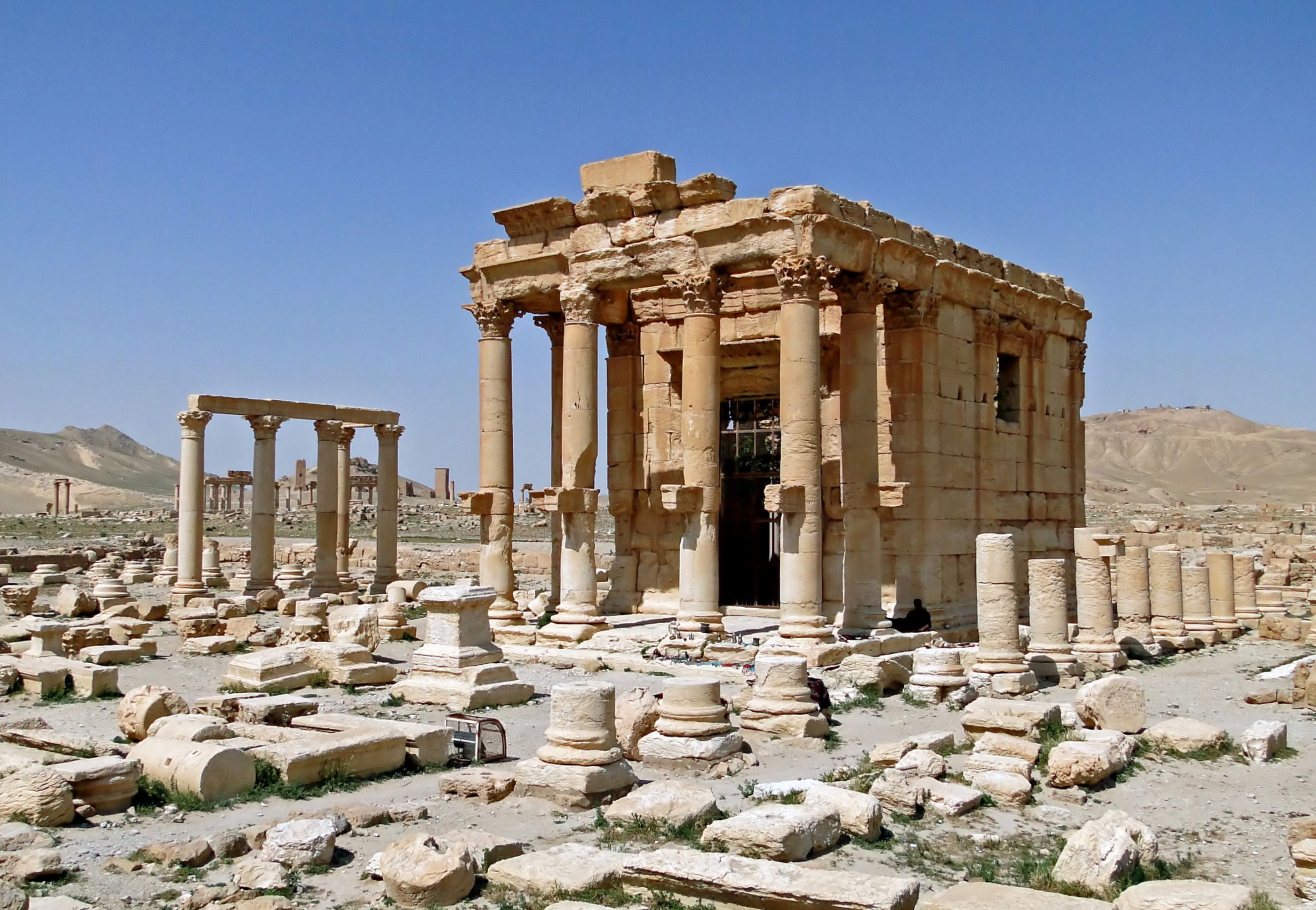 Balsamina, The city, Palmyra, Baalshamin, 2K, Syria, Temple, Ancient, HD Wallpaper