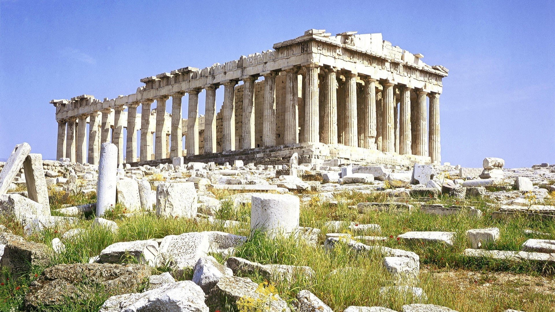 Ancient, 1080P, Parthenon, building, Greece, HD Wallpaper