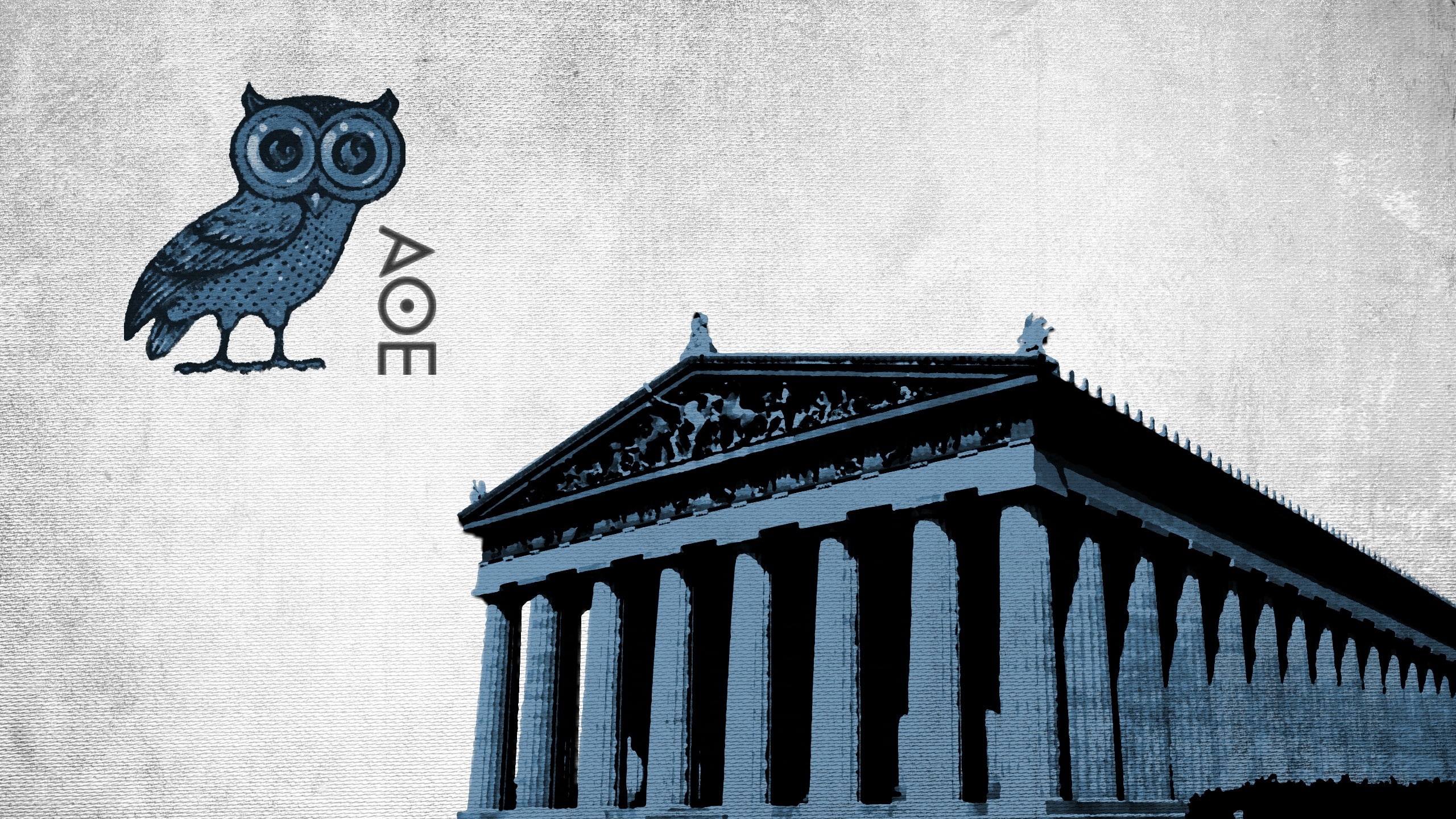 anime, Parthenon, x, kitty, hello, greece, 2K, Athens, owl, px, hd, antiquity, art, 2560x1440 px, Ancient, HD Wallpaper