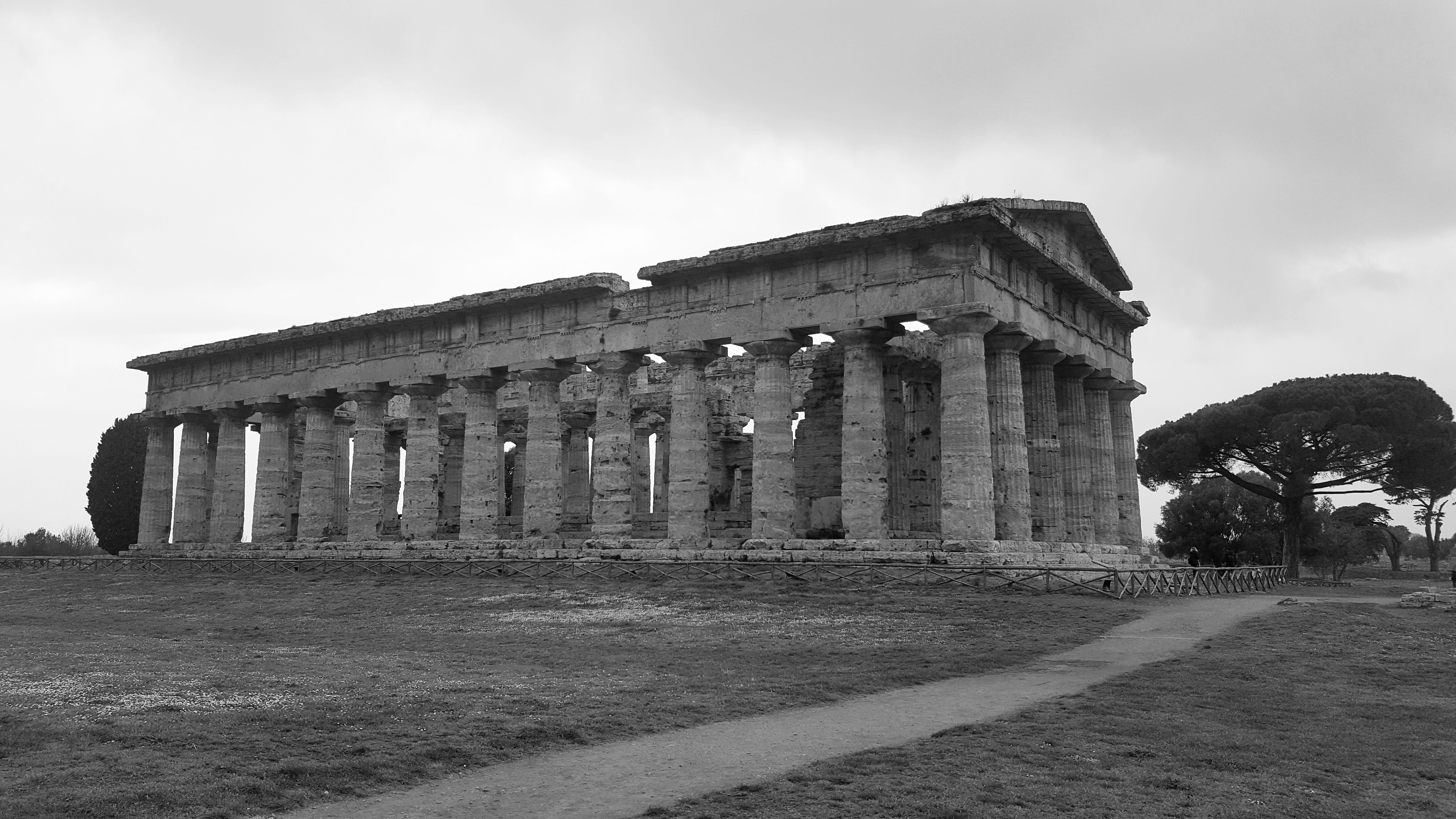 architecture, place of worship, archaeology, travel destinations, travel, building exterior, greek temples, architectural column, greeks, ancient civilization, HD Wallpaper