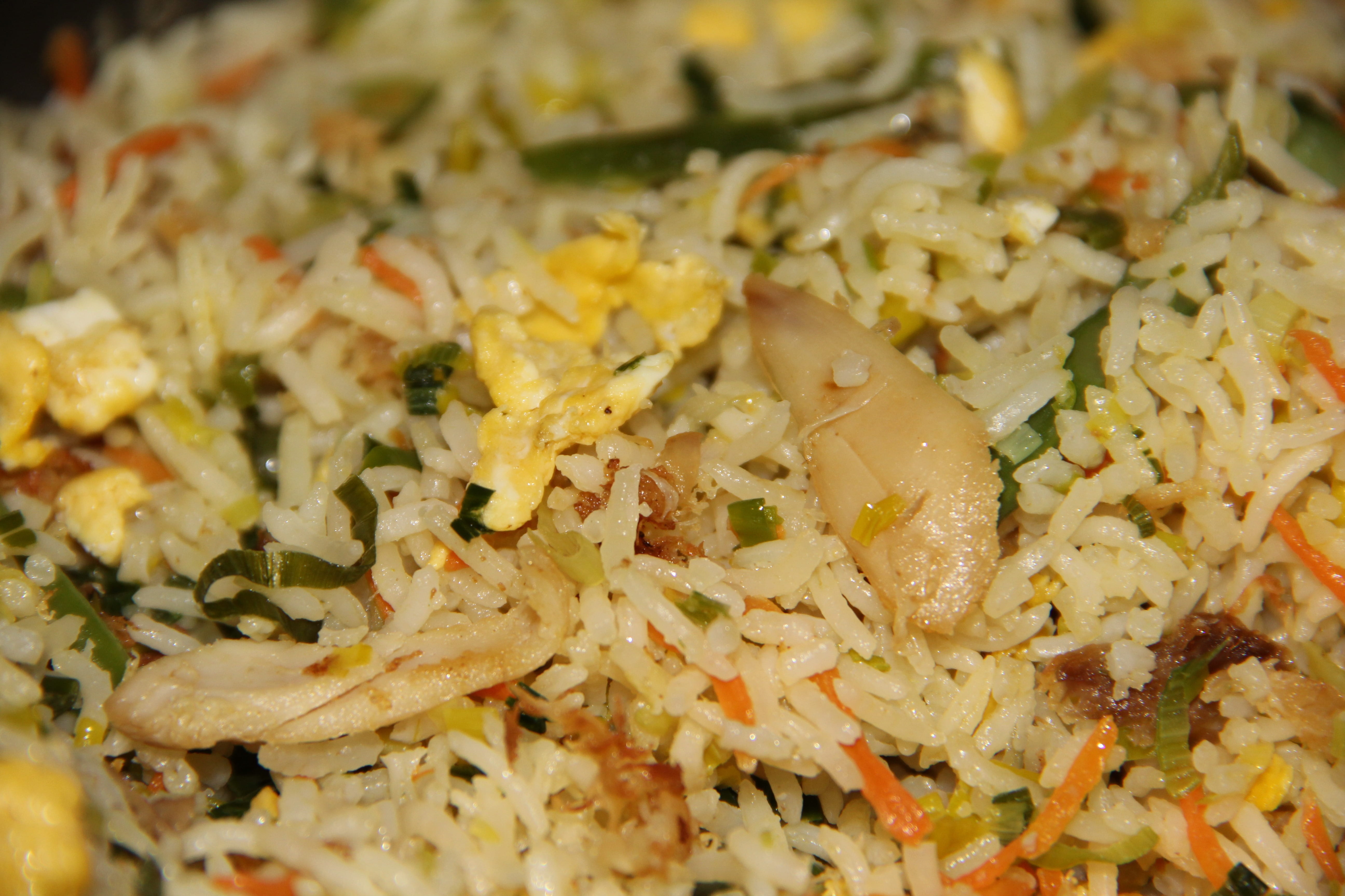 garnish, food and drink, serving size, selective focus, rice, delicious, food, close-up, eat, full frame, wellbeing, freshness, rice - food staple, fried travel, HD Wallpaper