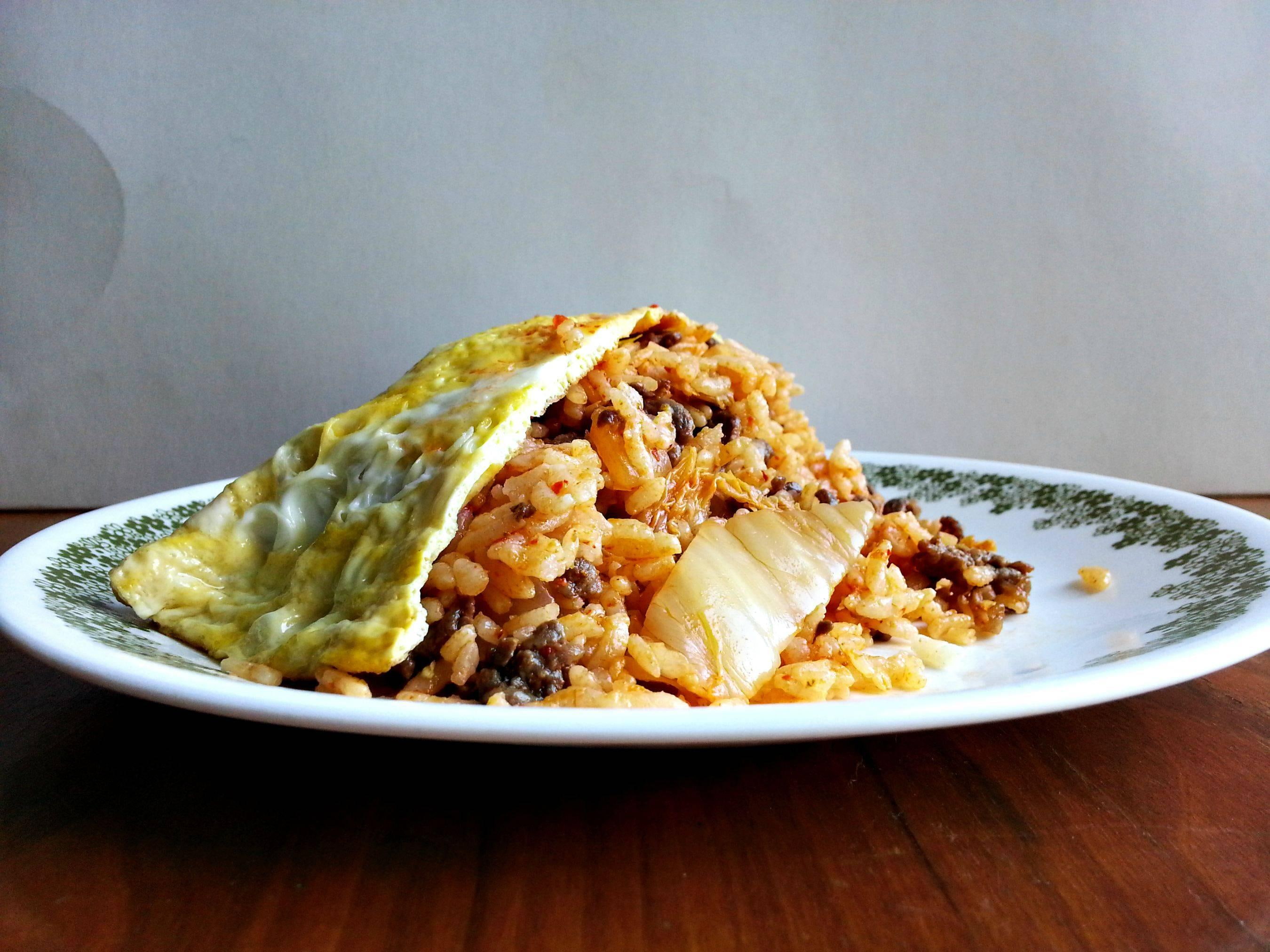 fried, rice, entertainment, kimchi, foods, 2K, yummy, kimchi-fried-rice, HD Wallpaper