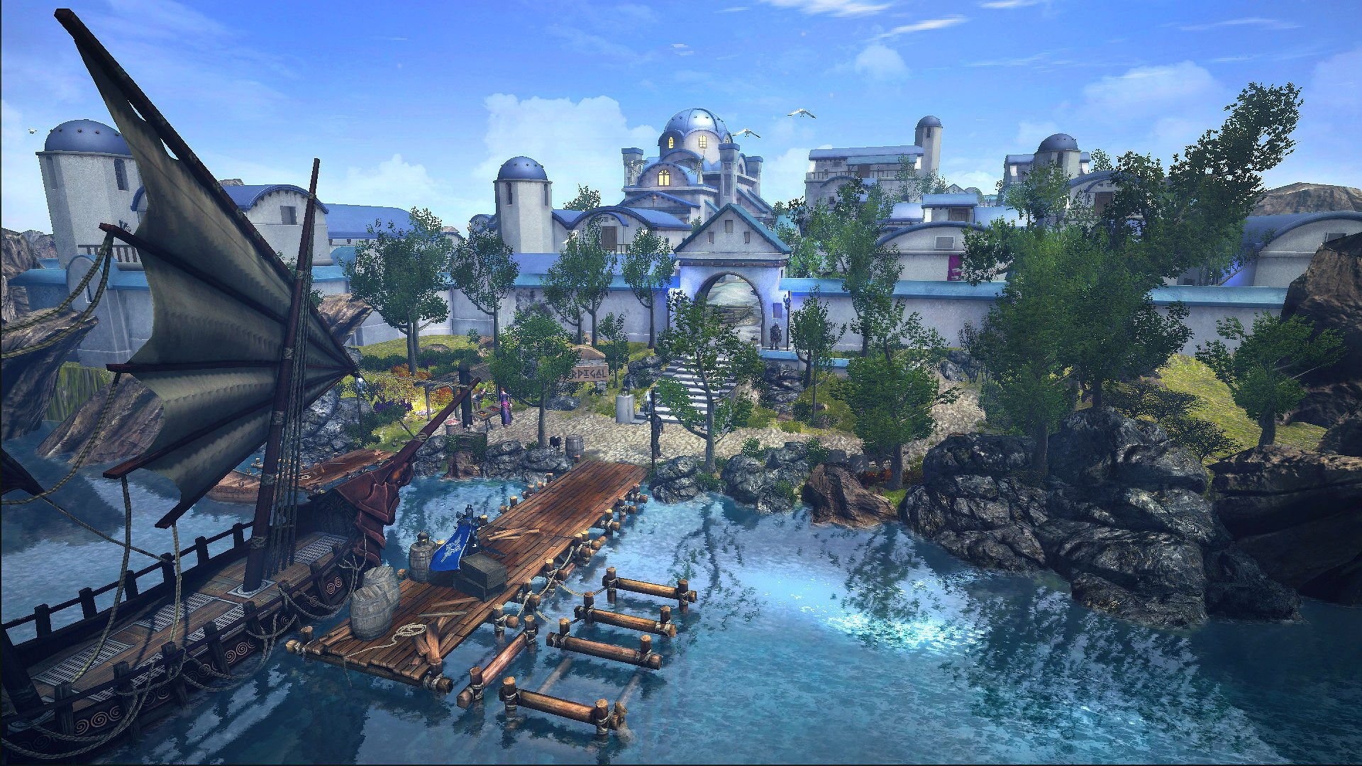 city, 1080P, strategy, magic, fantasy, adventure, castle, action, cities, online, heroes, town, fighting, 1hmm, might, HD Wallpaper