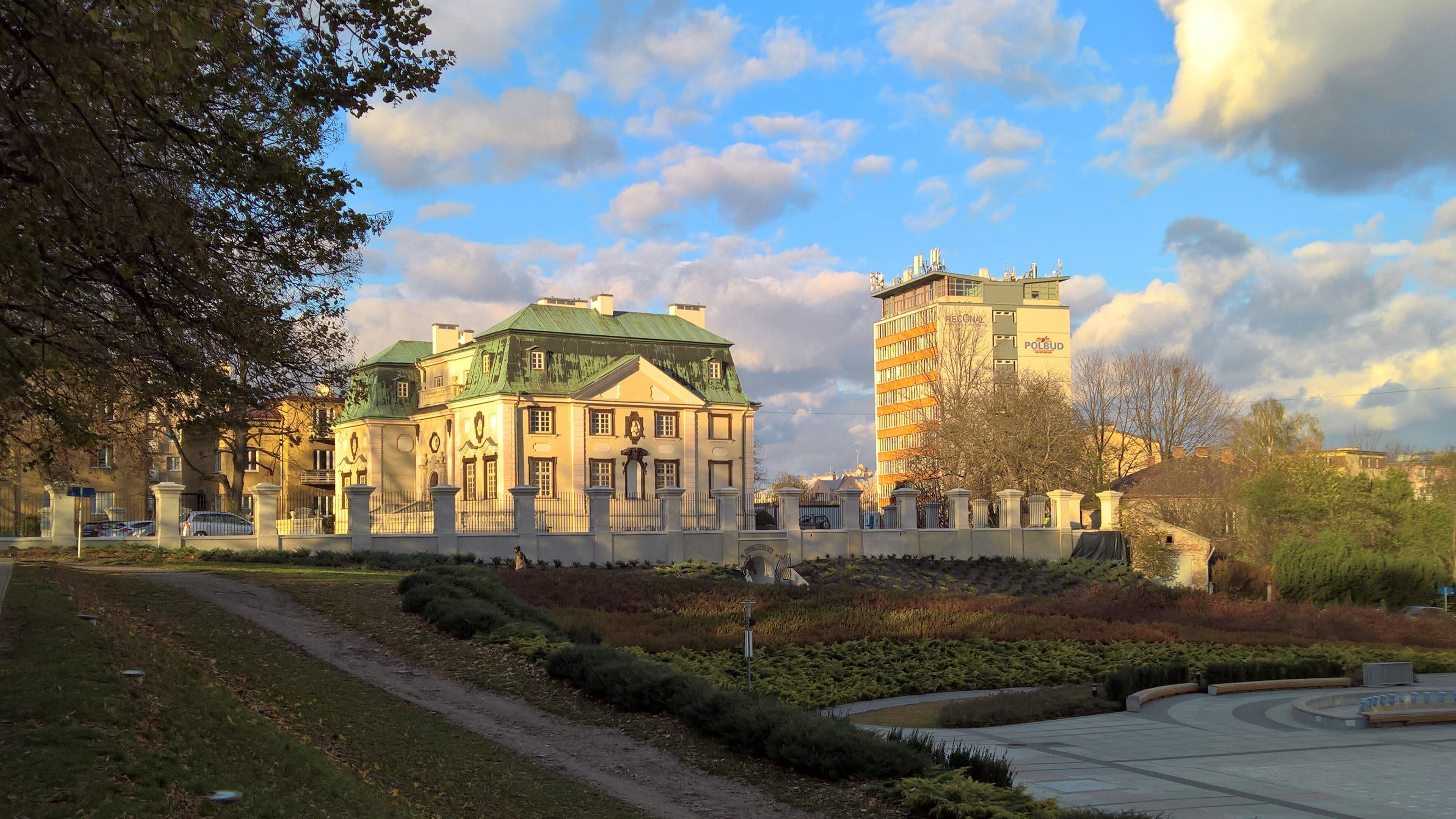 palace, place of worship, light, architecture, spirituality, city, day, travel, religion, sky, the past, nature, 4K, building exterior, cloud - sky, rzeszow, HD Wallpaper