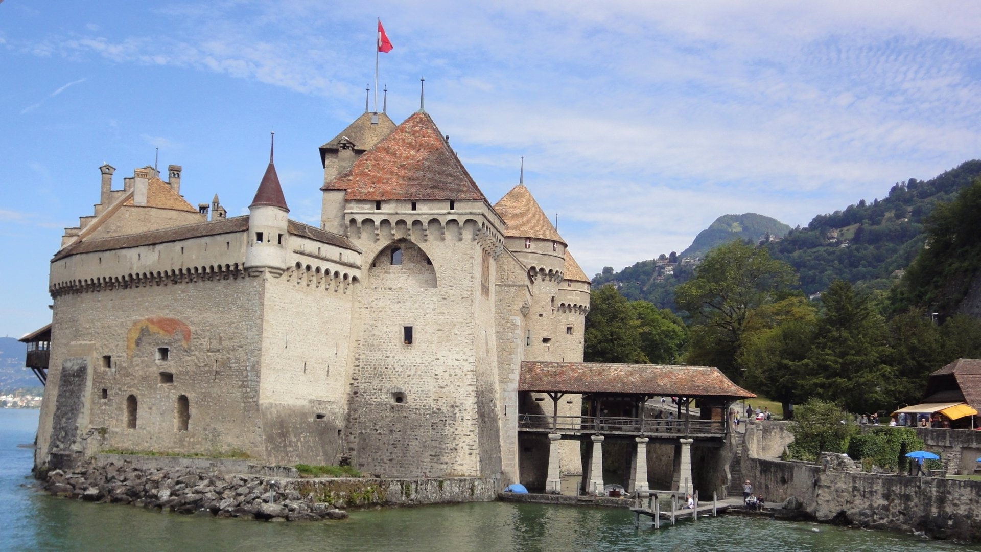 Château De Chillon, Castles, 1080P, HD Wallpaper