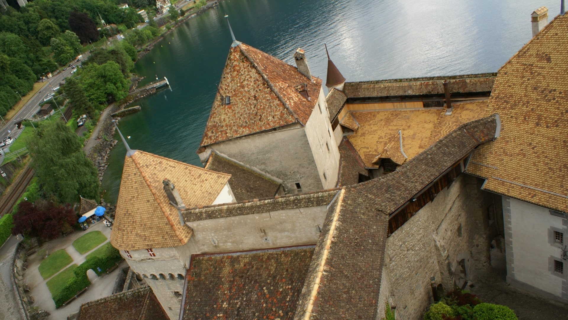 1080P, Castles, Château De Chillon, HD Wallpaper