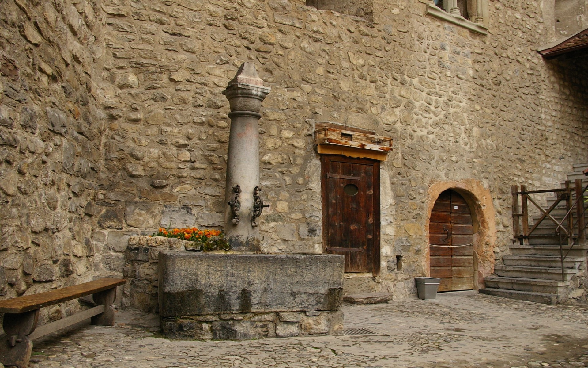 1080P, Castles, Château De Chillon, HD Wallpaper