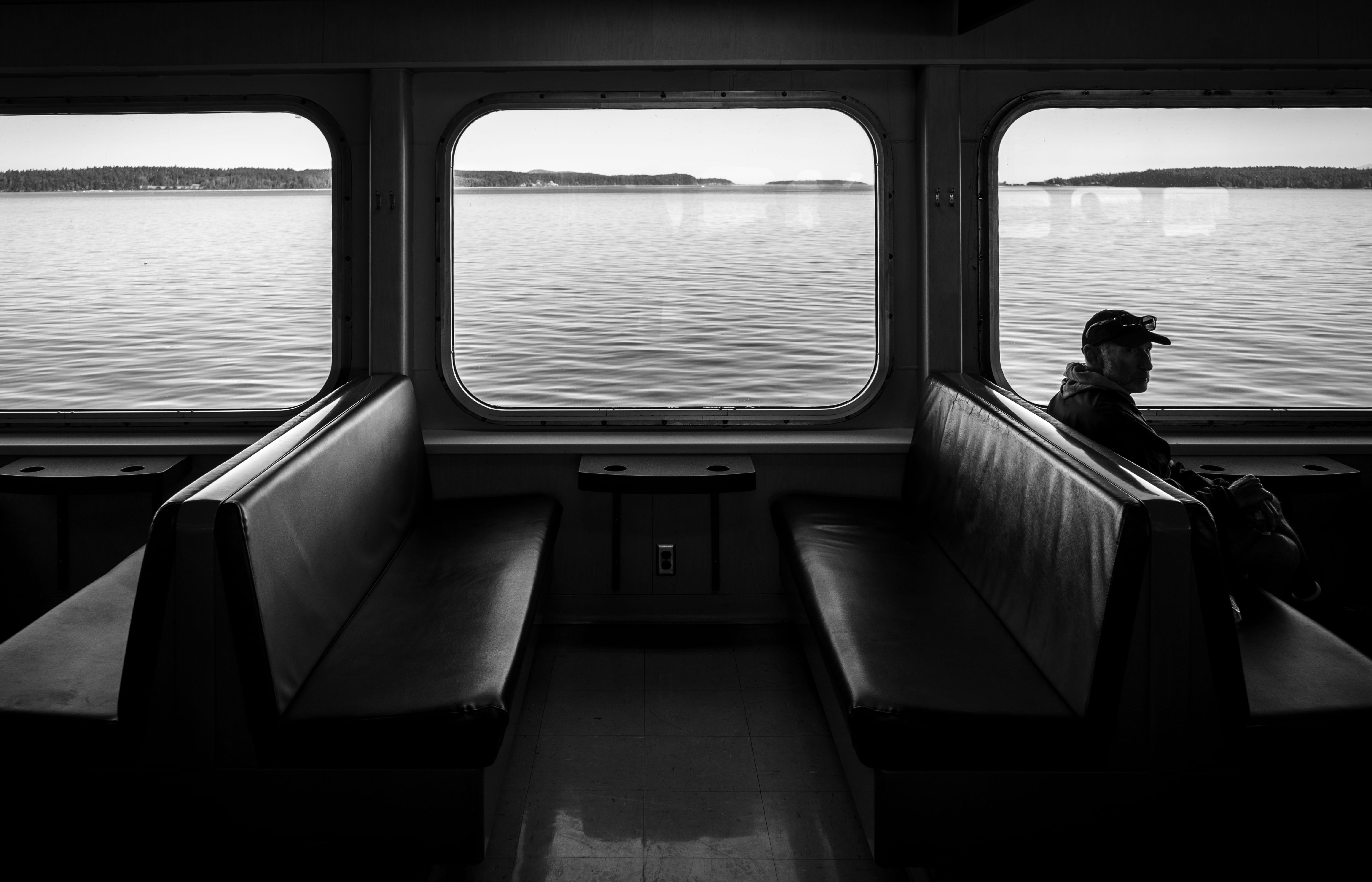 watercraft, calm, travel Destinations, water, tourism, ocean, travel, islands, window, solitude, river, landscape, transport, transportation, bench, sail, HD Wallpaper