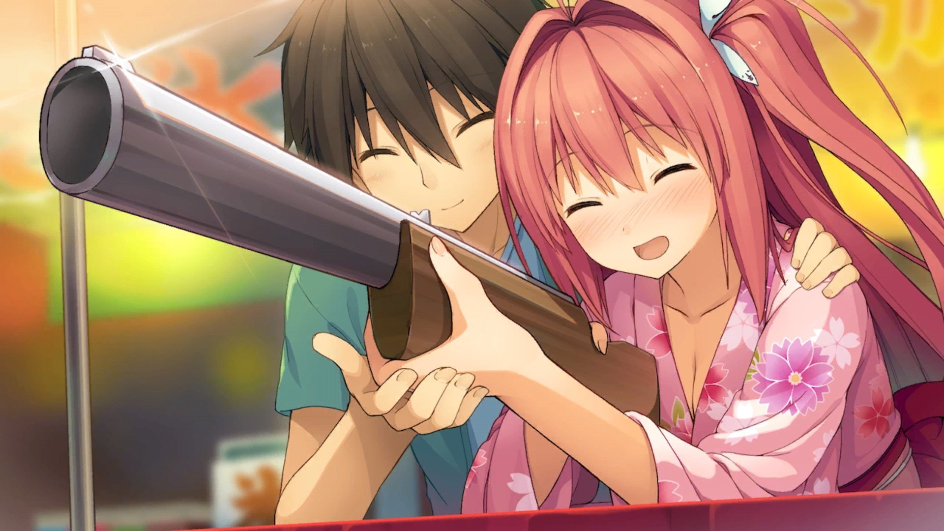 1080P, Asuka Kurashina, Anime, Aokana: Four Rhythm Across the Blue, Masaya Hinata, HD Wallpaper