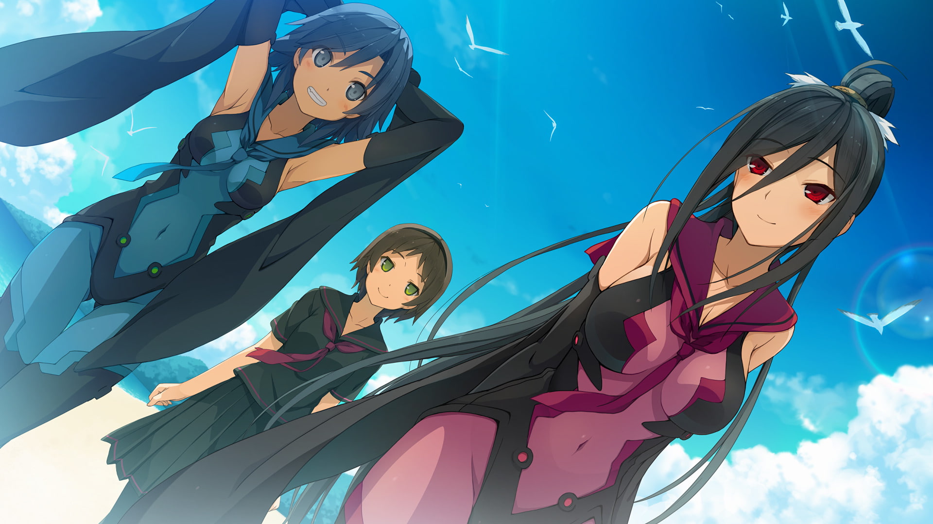 Anime, Aokana: Four Rhythm Across the Blue, 1080P, HD Wallpaper