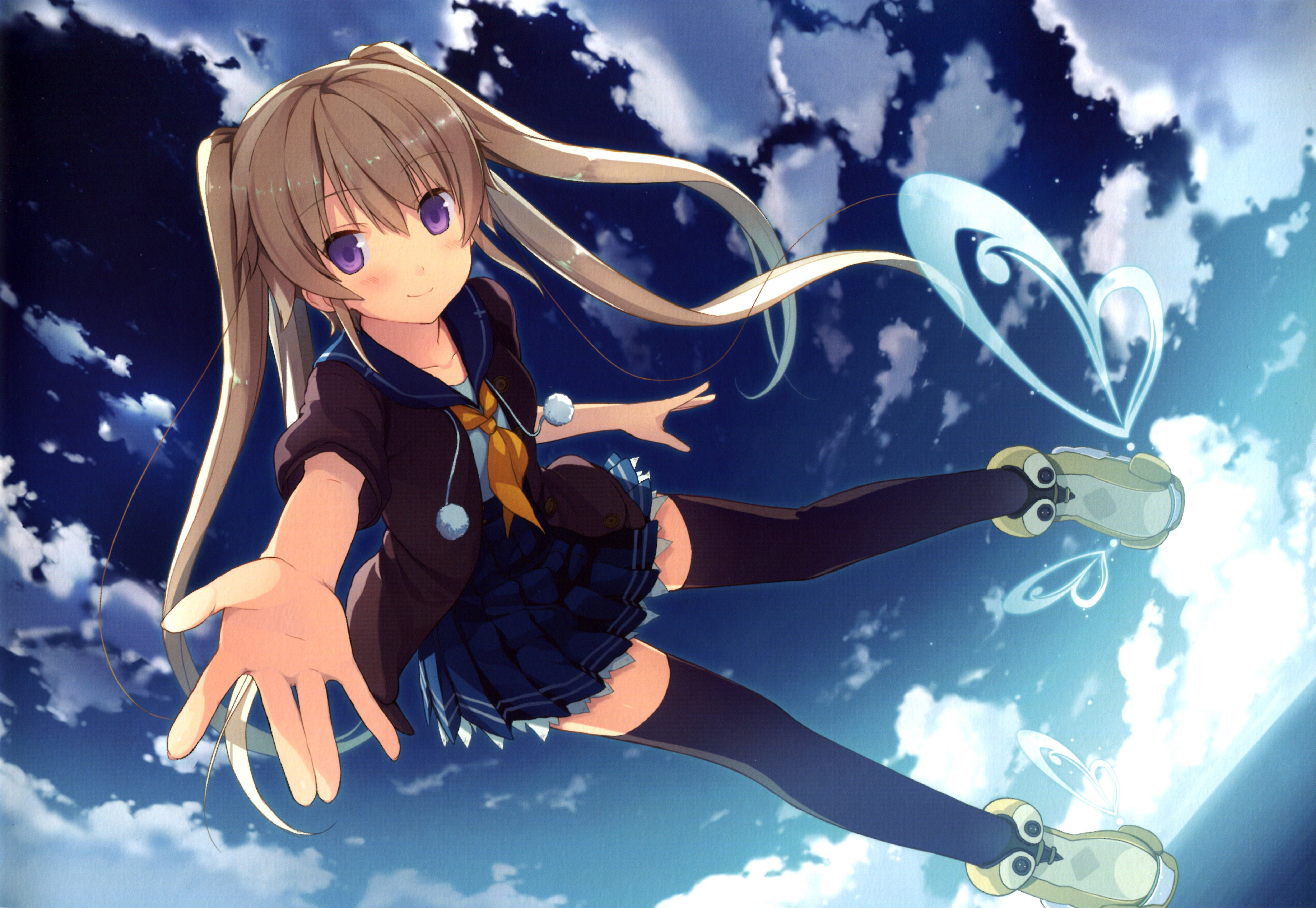 Four, arisaka, 5K, rhythm, mashiro, kanata, HD Wallpaper
