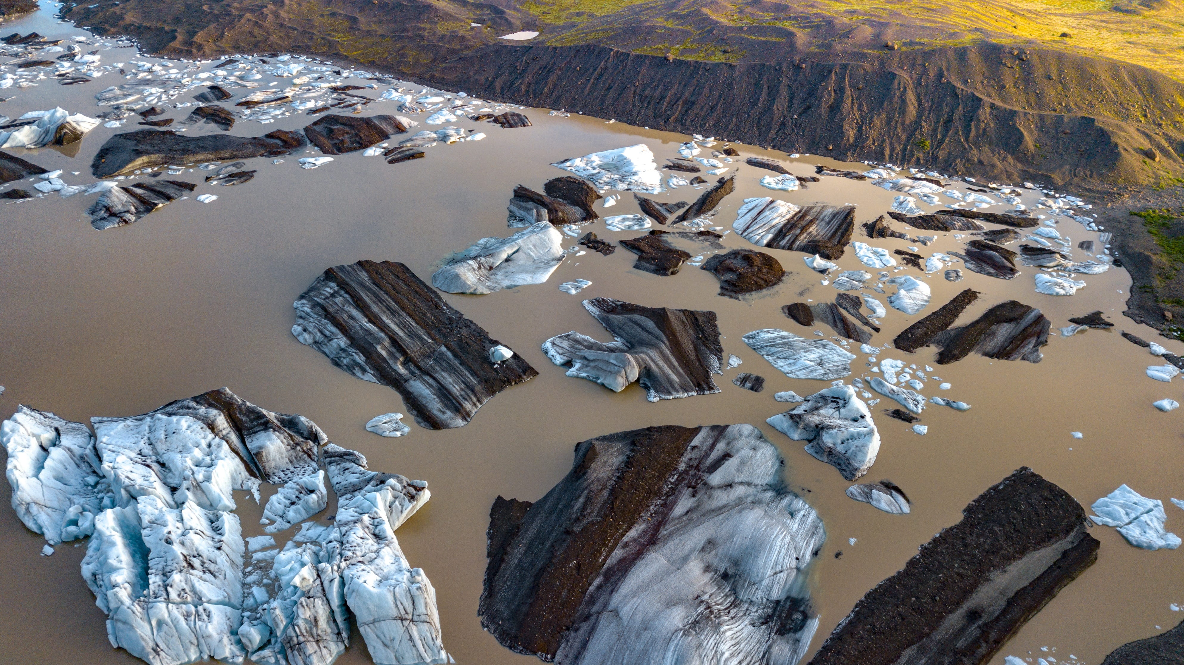 water, rock - object, glacier, quiet, climbing, rock, alpine, 4K, nature, cold temperature, the stage, outdoors, land, the glacier, winter, high angle view, HD Wallpaper