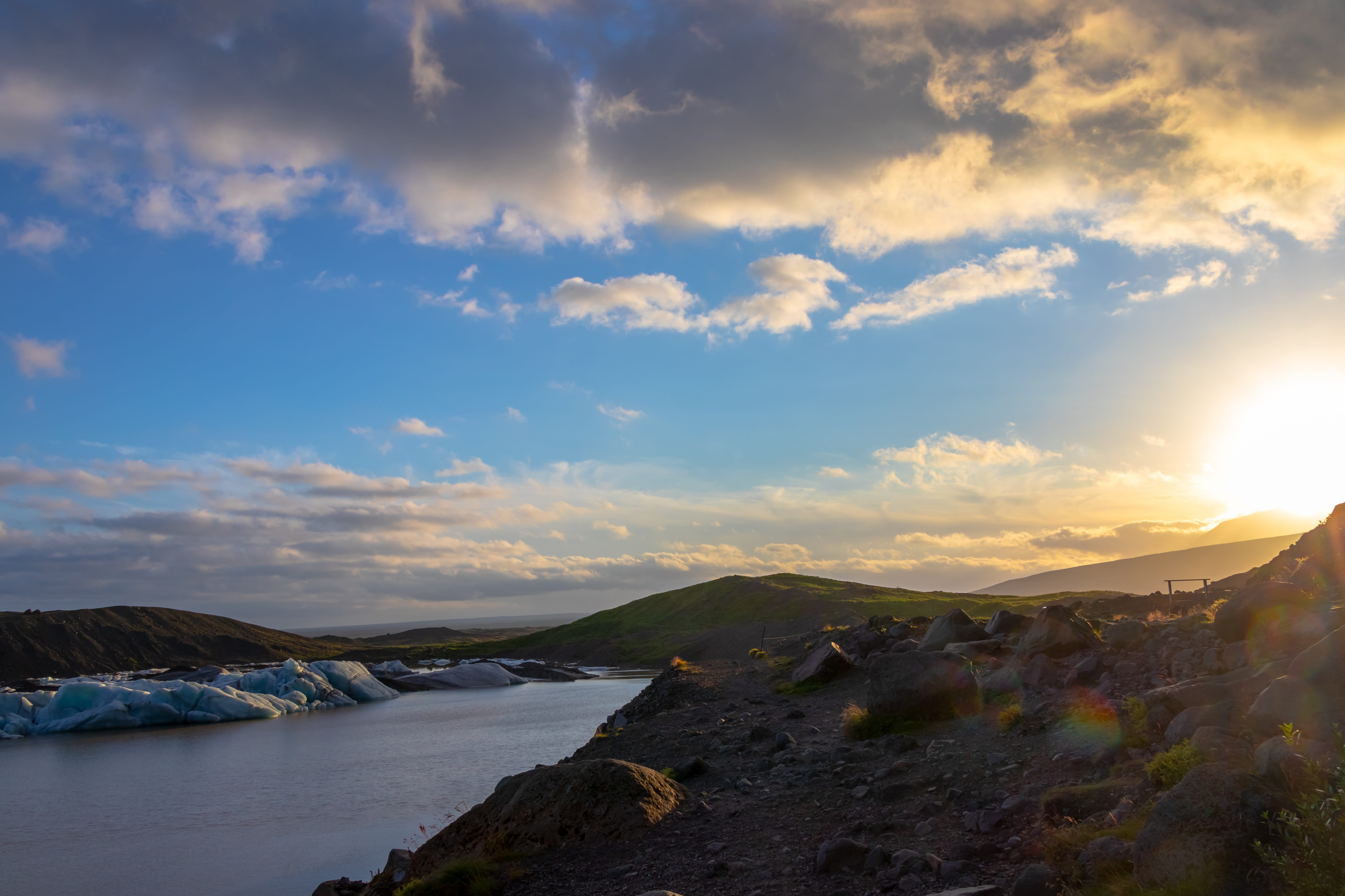 see, cloud - sky, mountain range, scenics - nature, sunset, cold, nature, scenery, climbing, day, quiet, glacier, the stage, ice, rock, outdoors, water, HD Wallpaper