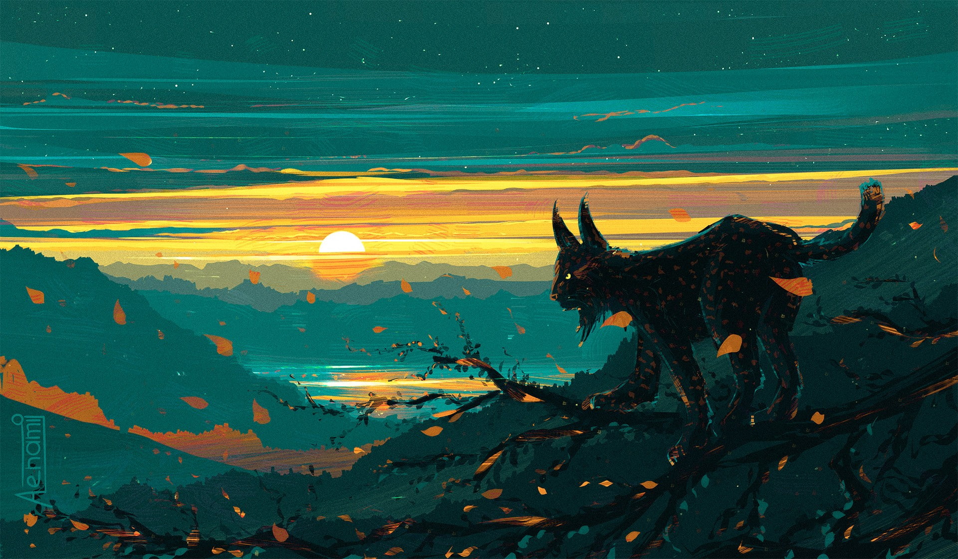 Aenami, 1080P, artwork, HD Wallpaper