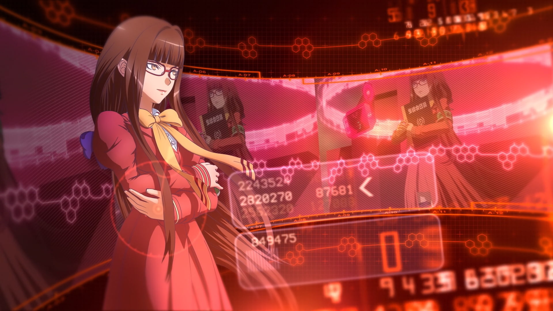 three quarter length, technology, 1080P, women, amusement park ride, low angle view, number, night, light, adult, illuminated, Aoki Hagane no Arpeggio, HD Wallpaper