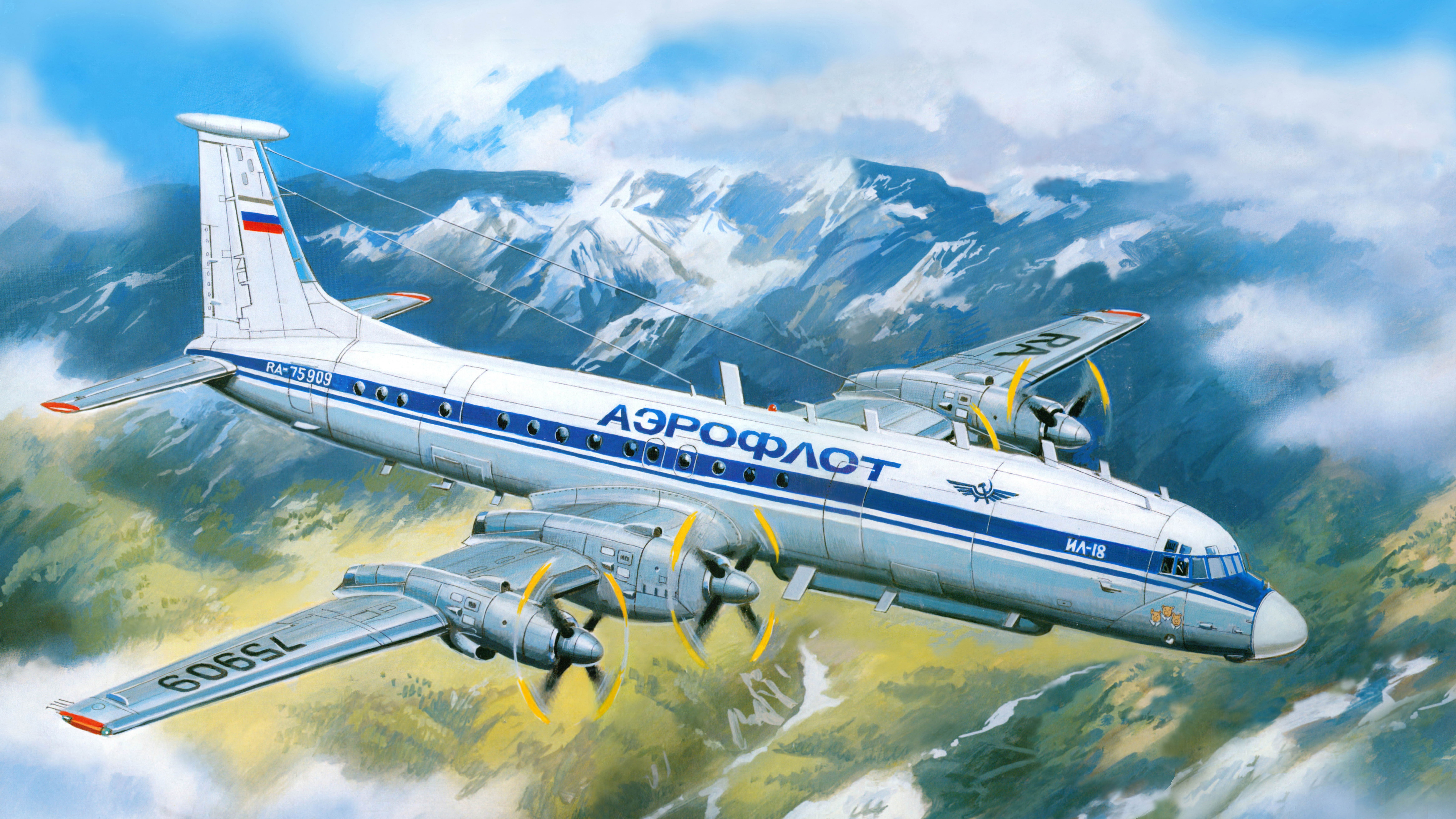 Ilyushin Il-22, Vehicles, 8K, HD Wallpaper