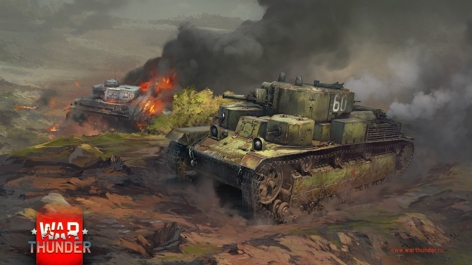 War Thunder, Gaijin Entertainment, T-28, video games, Pz.Kpfw. IV Ausf. F1, tank, 1080P, HD Wallpaper