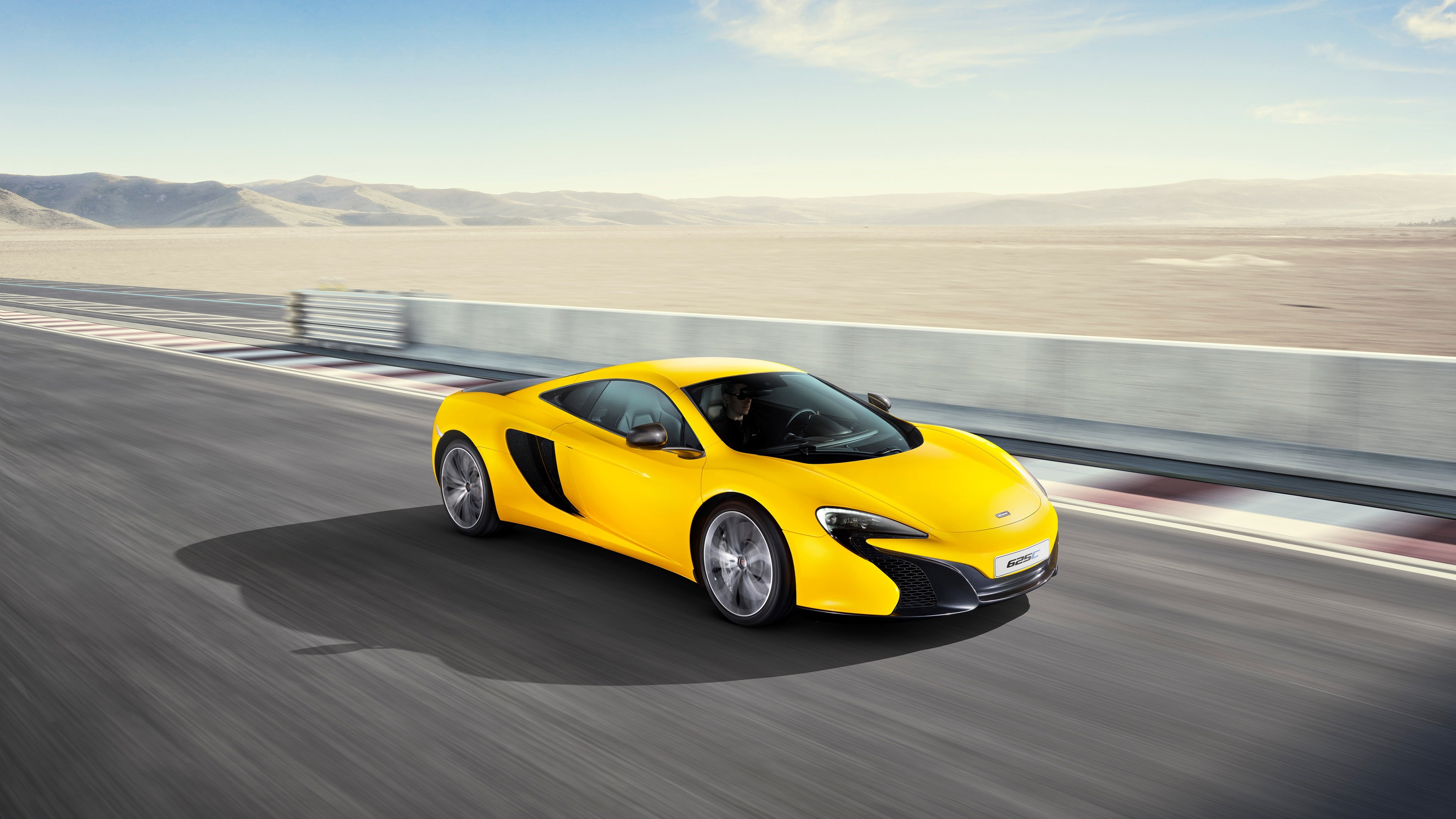 625C, 4K, photo, High, McLaren, car, c, Supercar, Yellow, Speed, luxury, HD Wallpaper