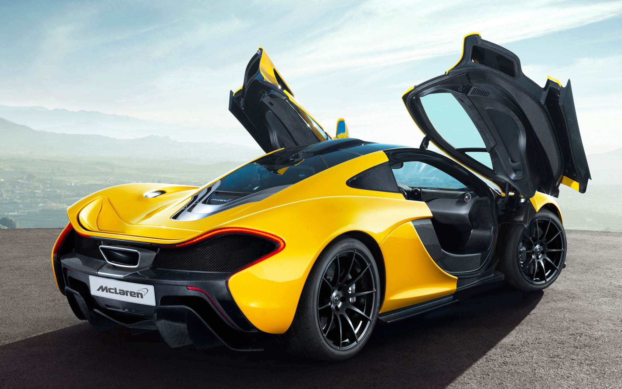 p, yellow, cars, mclaren, 1080P, HD Wallpaper
