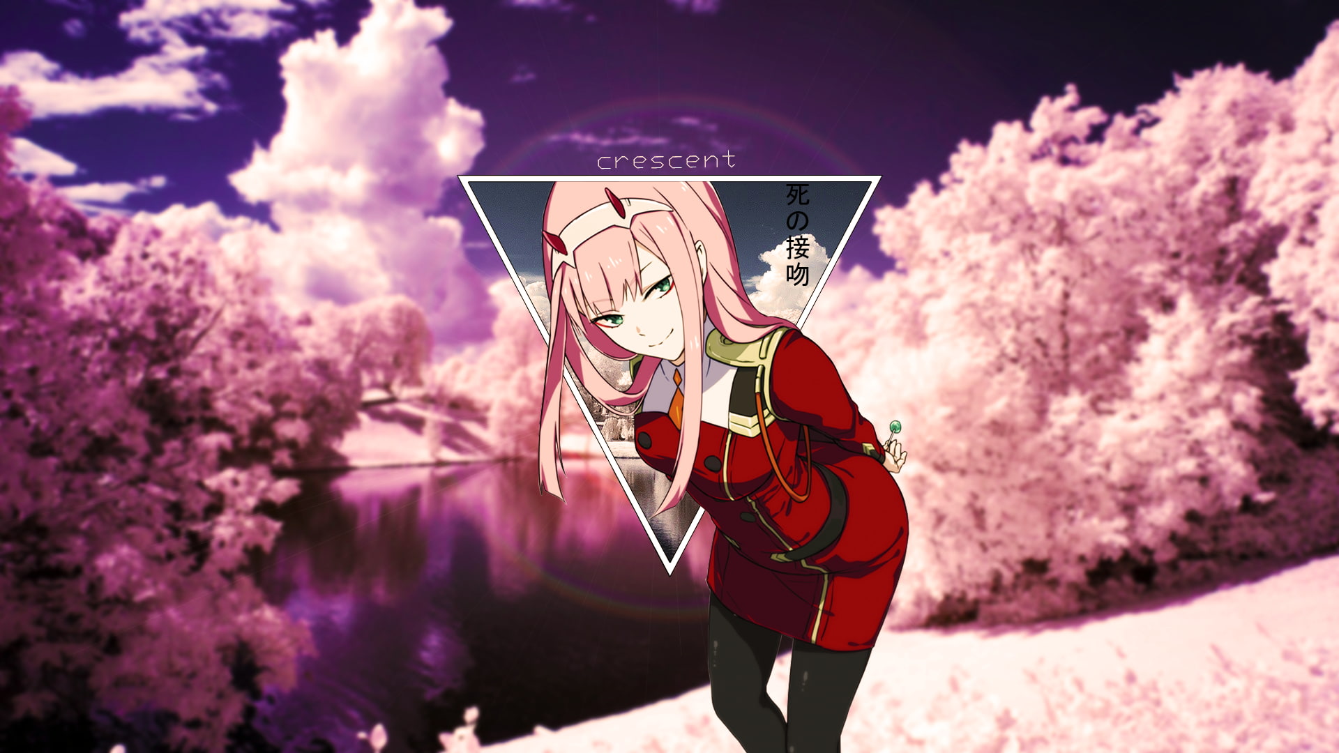 Zero Two (Darling in the FranXX), Darling in the FranXX, 1080P, HD Wallpaper