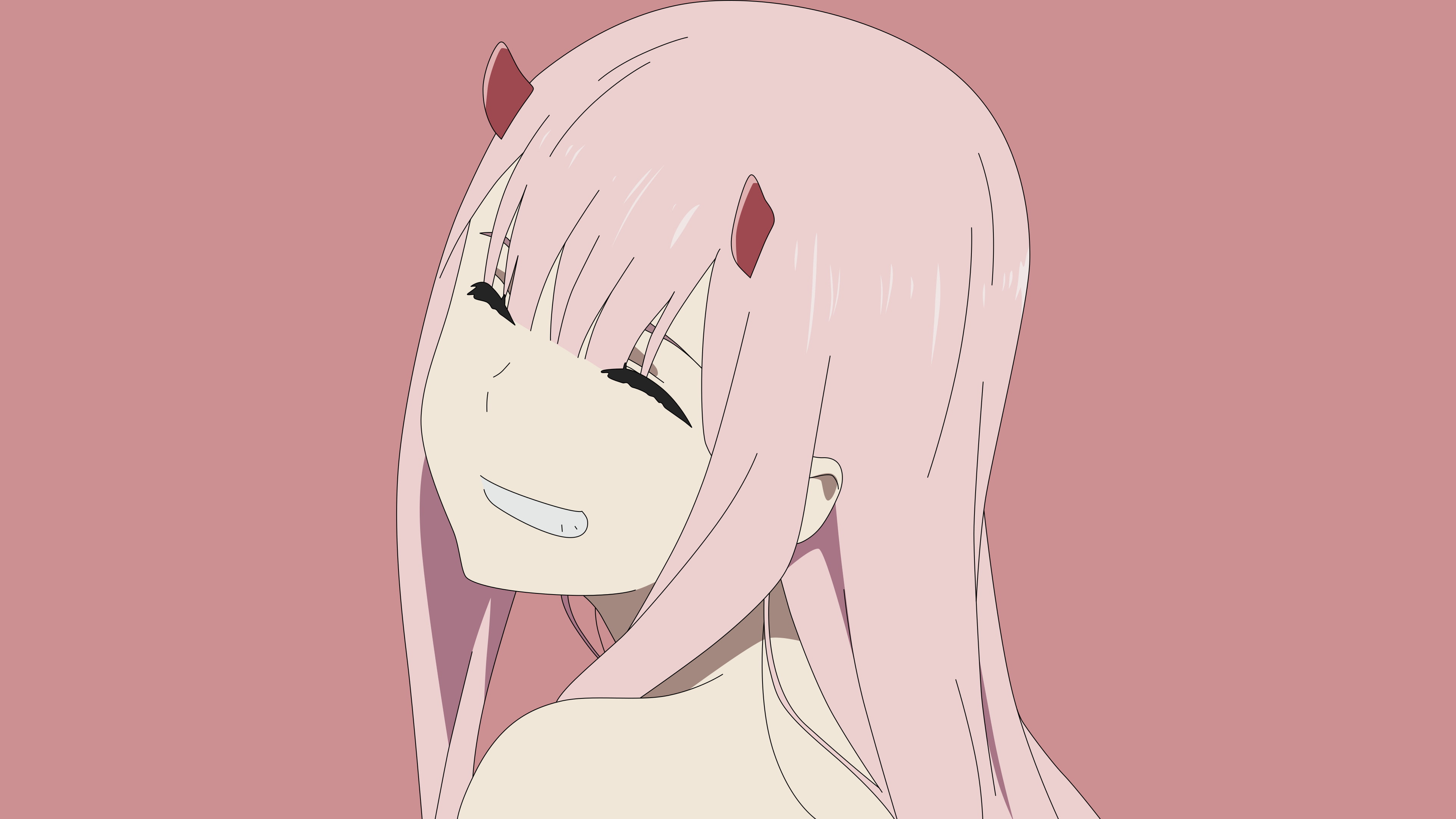 Anime, Darling in the FranXX, Zero Two (Darling in the FranXX), 4K, HD Wallpaper