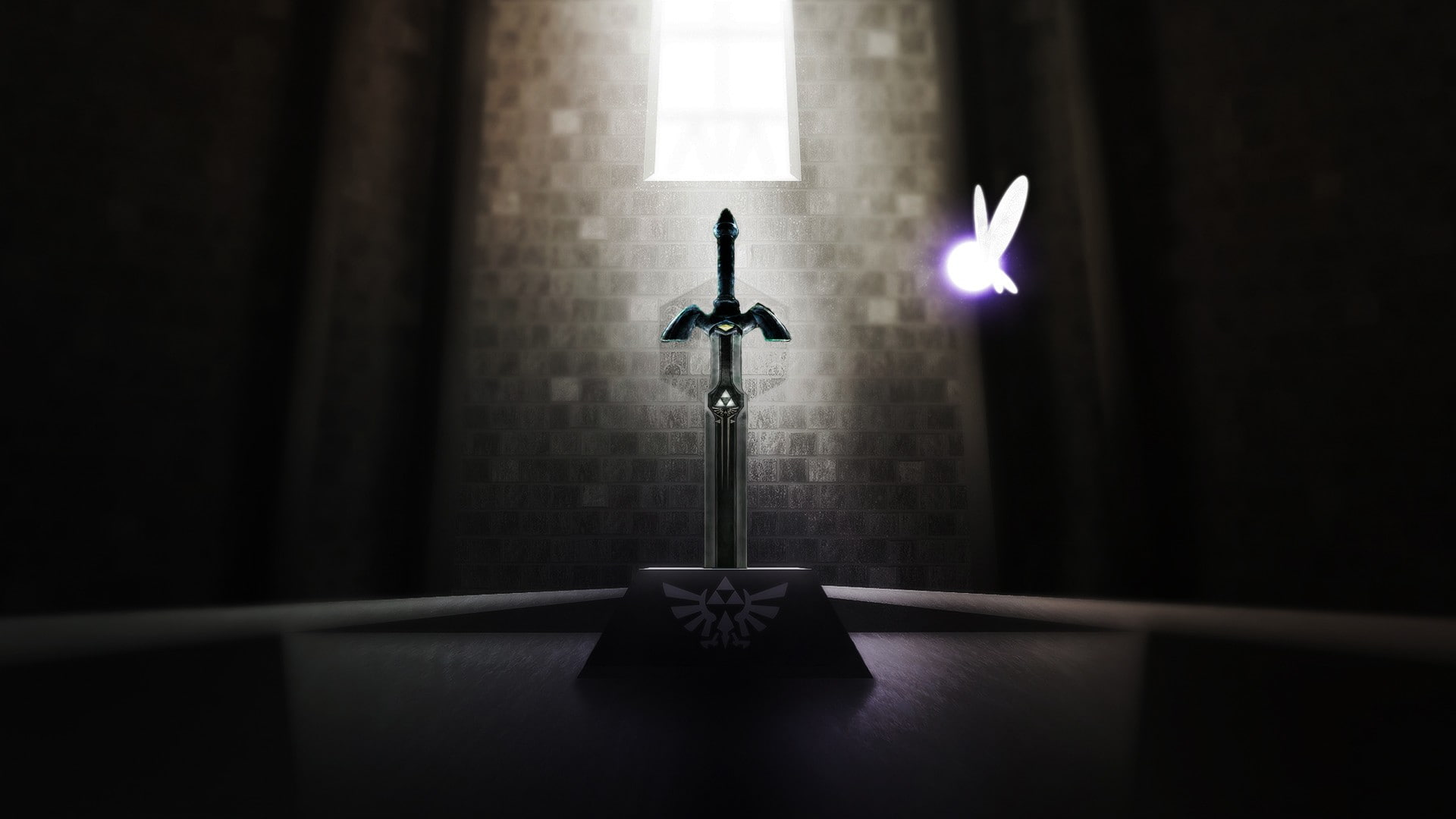 1080P, Triforce, navi, The Legend of Zelda, sword, Master Sword, video games, HD Wallpaper