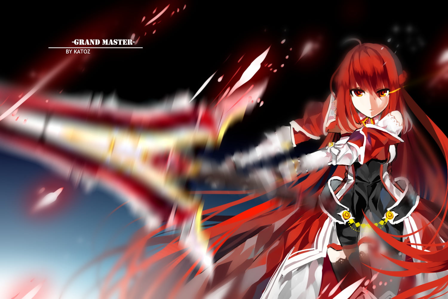 competition, Sword, adult, 720P, red, Elesis (Elsword), motion, illuminated, text, arts culture and entertainment, Elsword, Knight, nature, people, determination, HD Wallpaper
