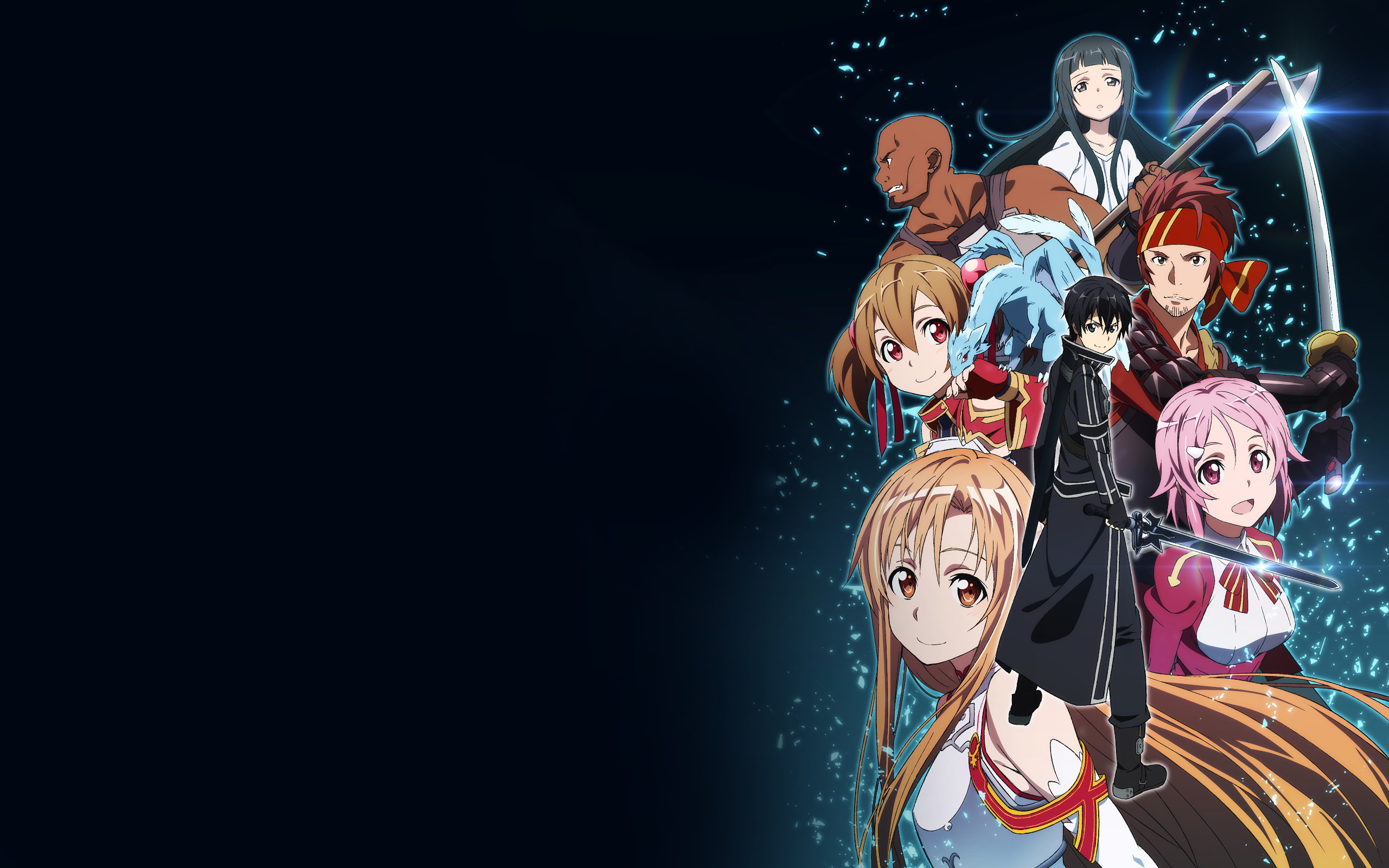 doll, yuuki asuna, sword art online, arts culture and entertainment, creativity, winter, representation, 2K, kirigaya kazuto, toy, female likeness, copy space, HD Wallpaper