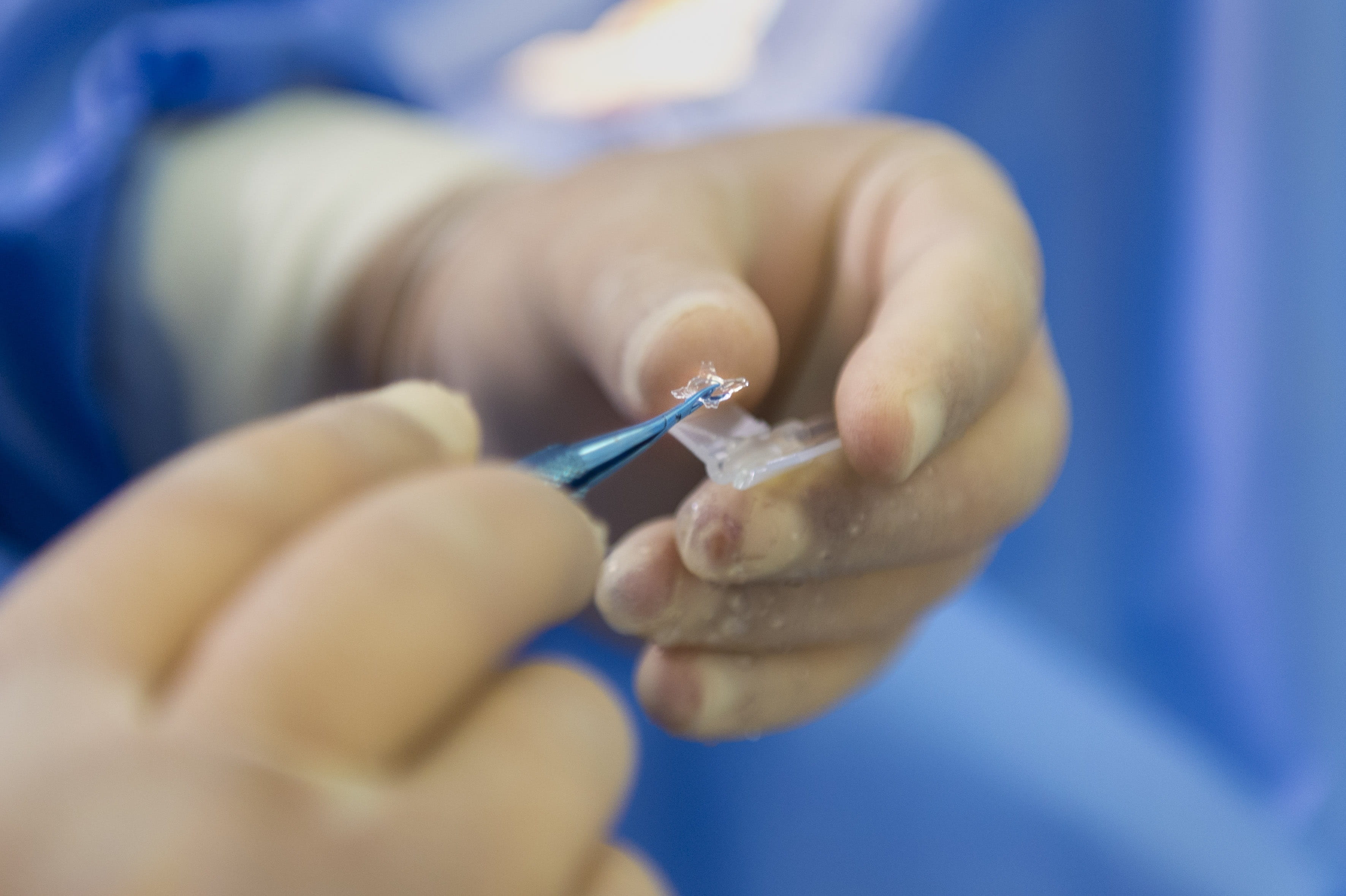 blue, occupation, scrubs, indoors, injecting, medicine, surgery, 2K, medical supplies, sharp, close-up, human limb, people, eye surgery, healthcare worker, HD Wallpaper