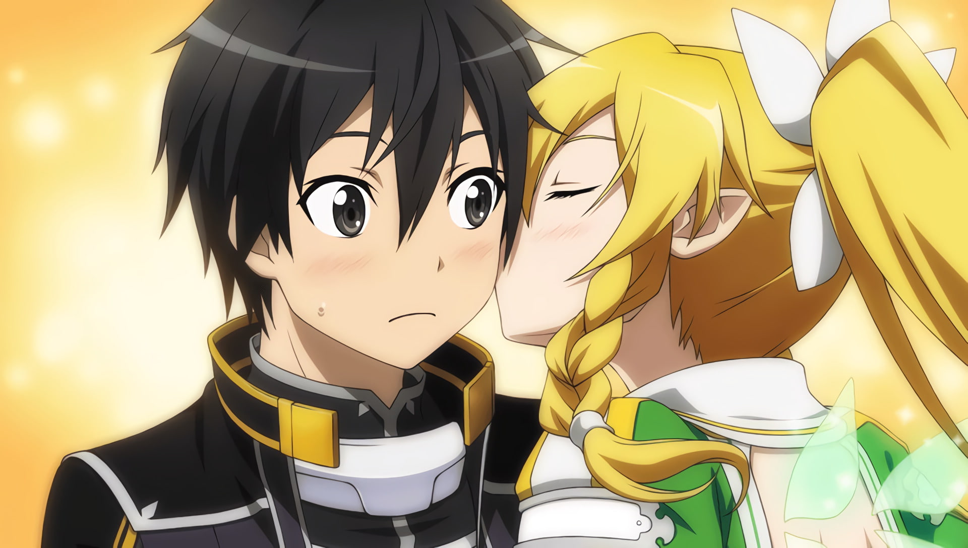Leafa (Sword Art Online), Suguha Kirigaya, Kirito (Sword Art Online), Kazuto Kirigaya, 1080P, Sword Art Online, HD Wallpaper