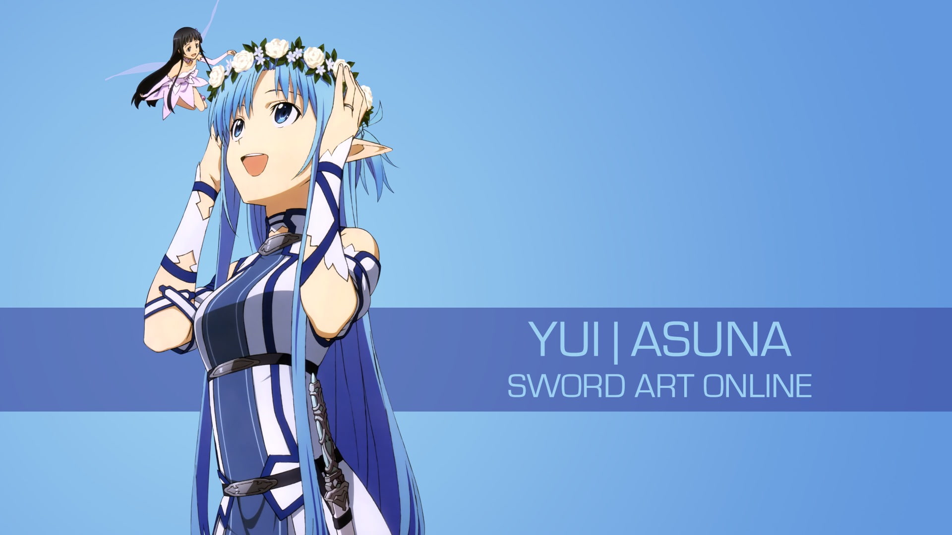 Sword Art Online II, 1080P, Asuna Yuuki, Yui (Sword Art Online), Sword Art Online, HD Wallpaper