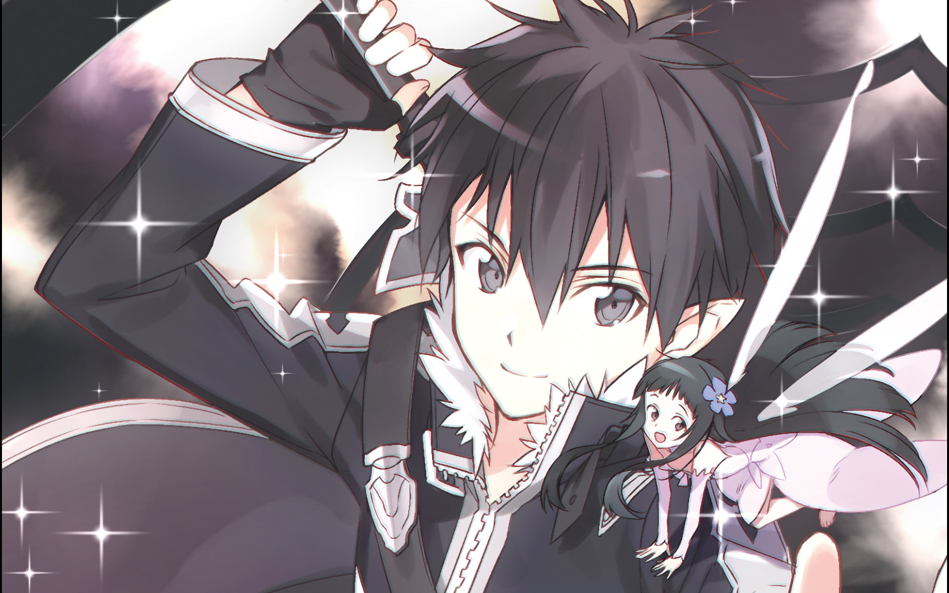 Yui (Sword Art Online), Kirito (Sword Art Online), Kazuto Kirigaya, 1080P, Sword Art Online, HD Wallpaper