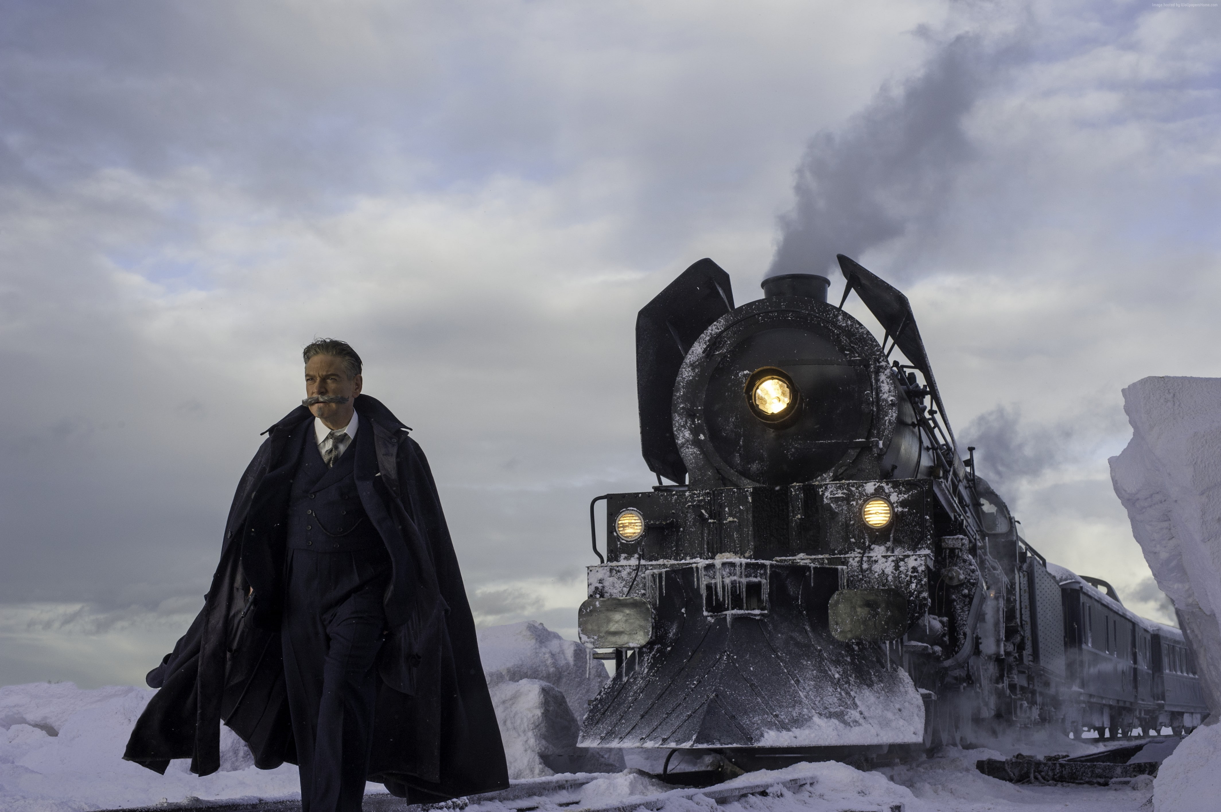 Kenneth Branagh, Murder on the Orient Express, 4k, 4K, HD Wallpaper