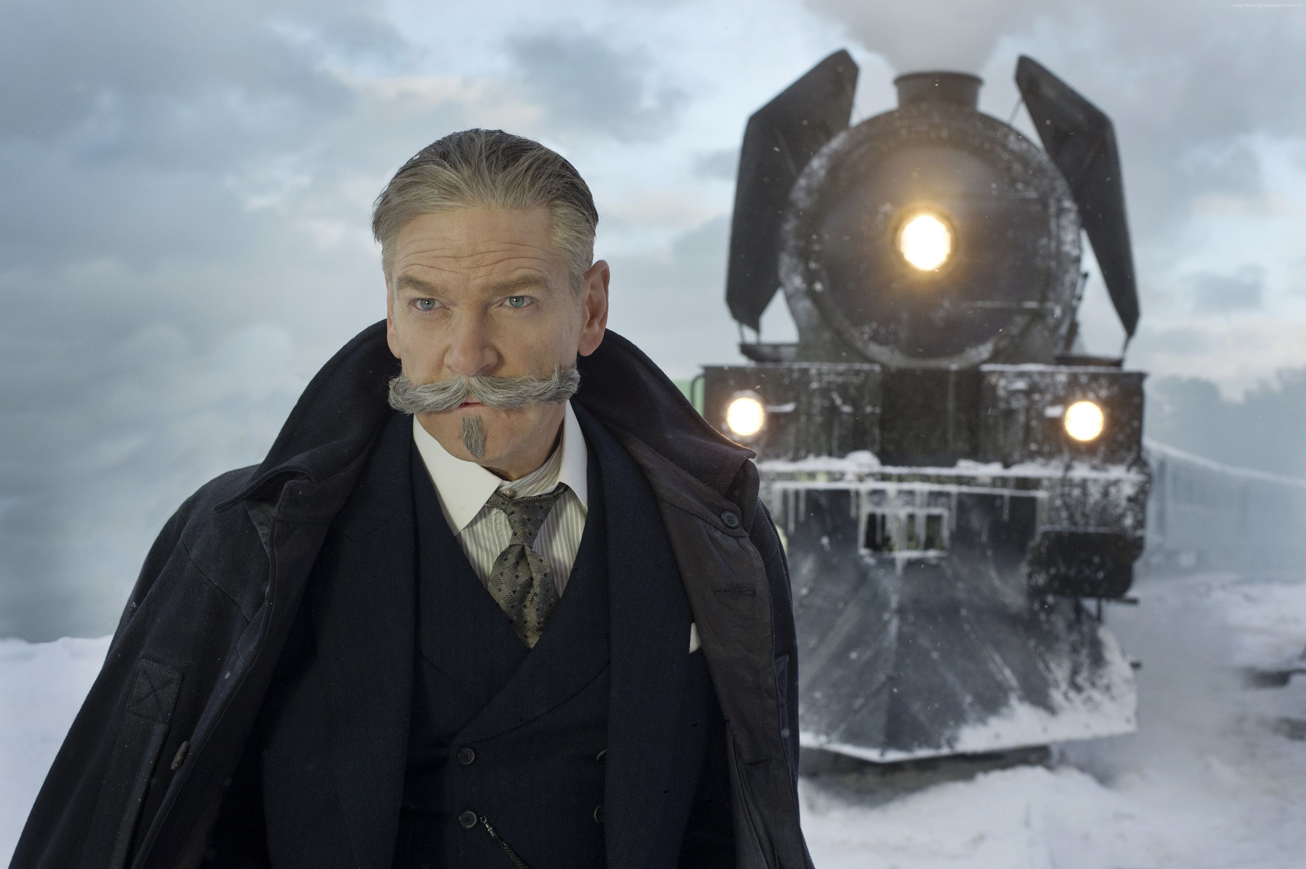 Murder on the Orient Express, Kenneth Branagh, 4K, best movies, HD Wallpaper