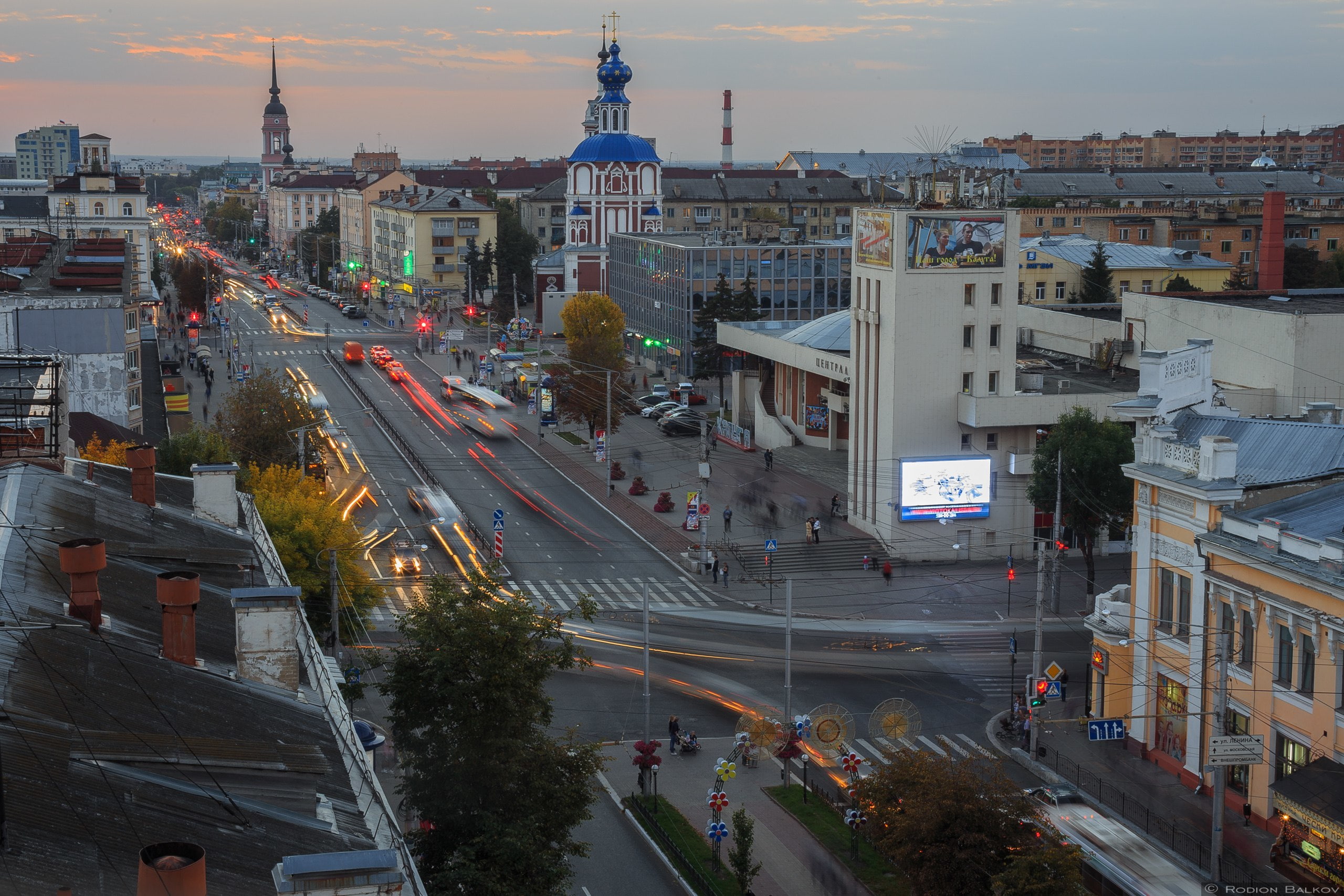 capital Cities, transportation, travel Destinations, concrete, Kaluga, aerial View, city street, outdoors, travel, urban Scene, traffic, cultures, downtown District, HD Wallpaper