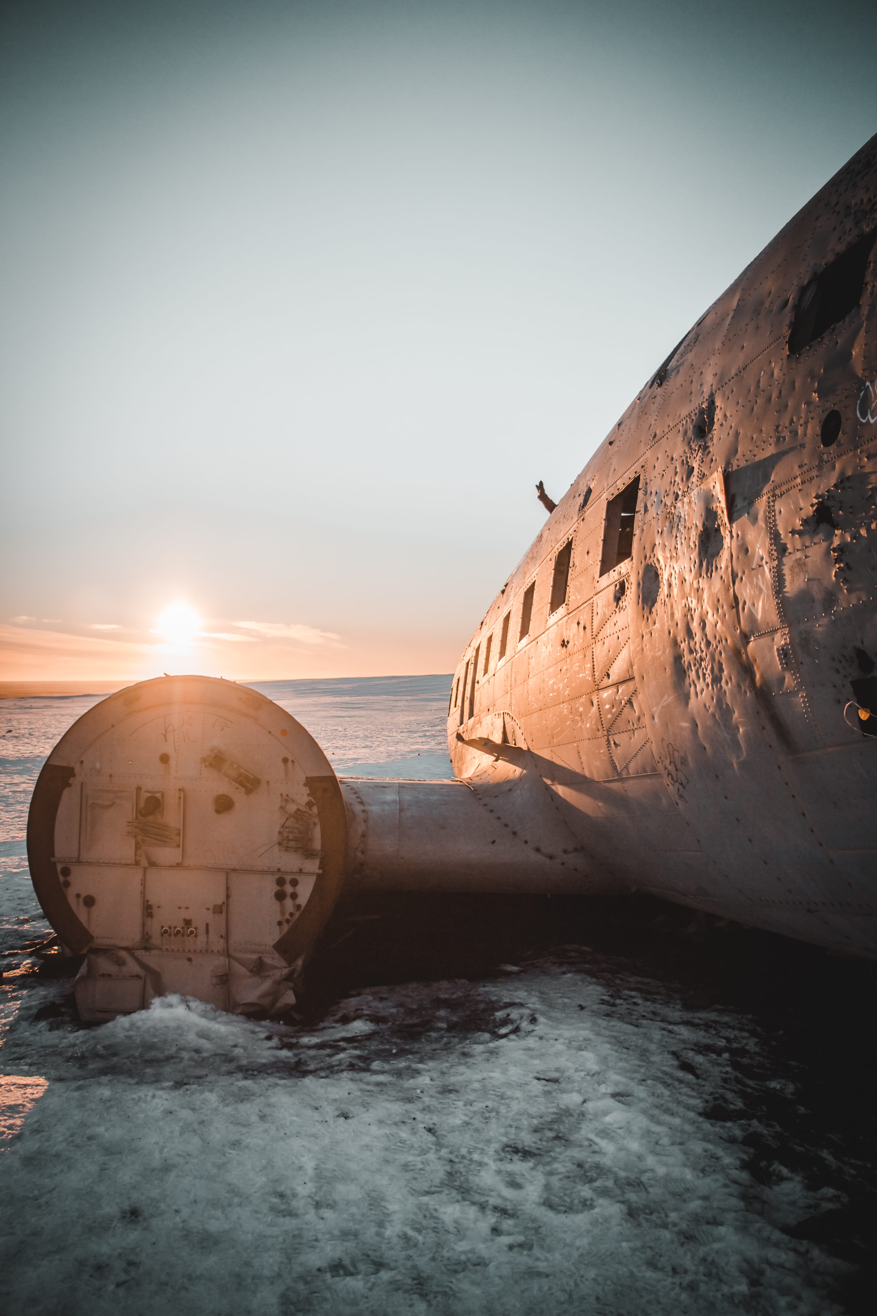 scenics - nature, iceland, deterioration, transportation, mode of transportation, day, abandoned, sky, clear sky, decline, wreck, ruined, wrecked, no people, Phone HD Wallpaper