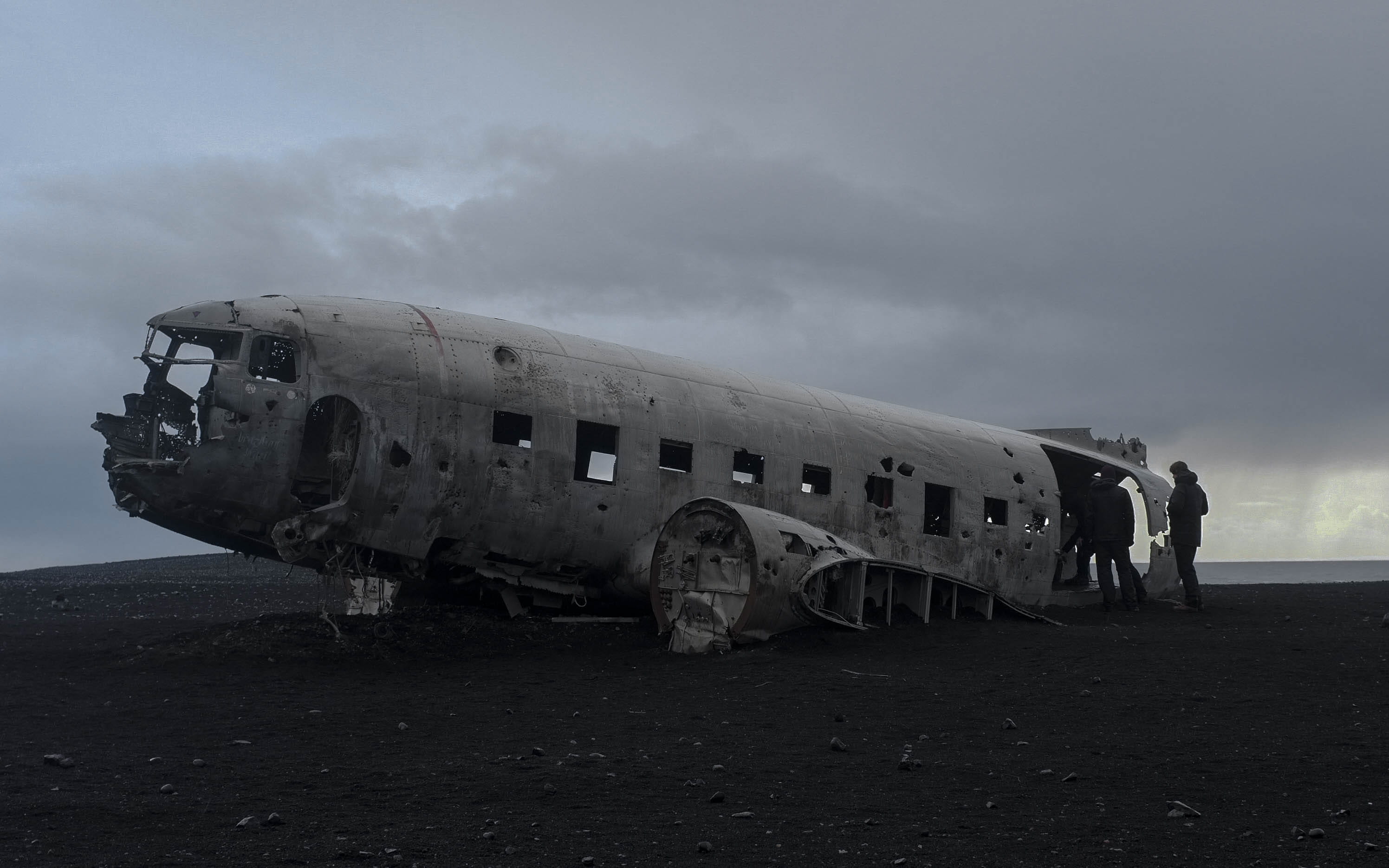 history, airplane, transportation, obsolete, land, accidents and disasters, 2K, ruined, iceland, deterioration, nature, mode of transportation, day, air vehicle, HD Wallpaper