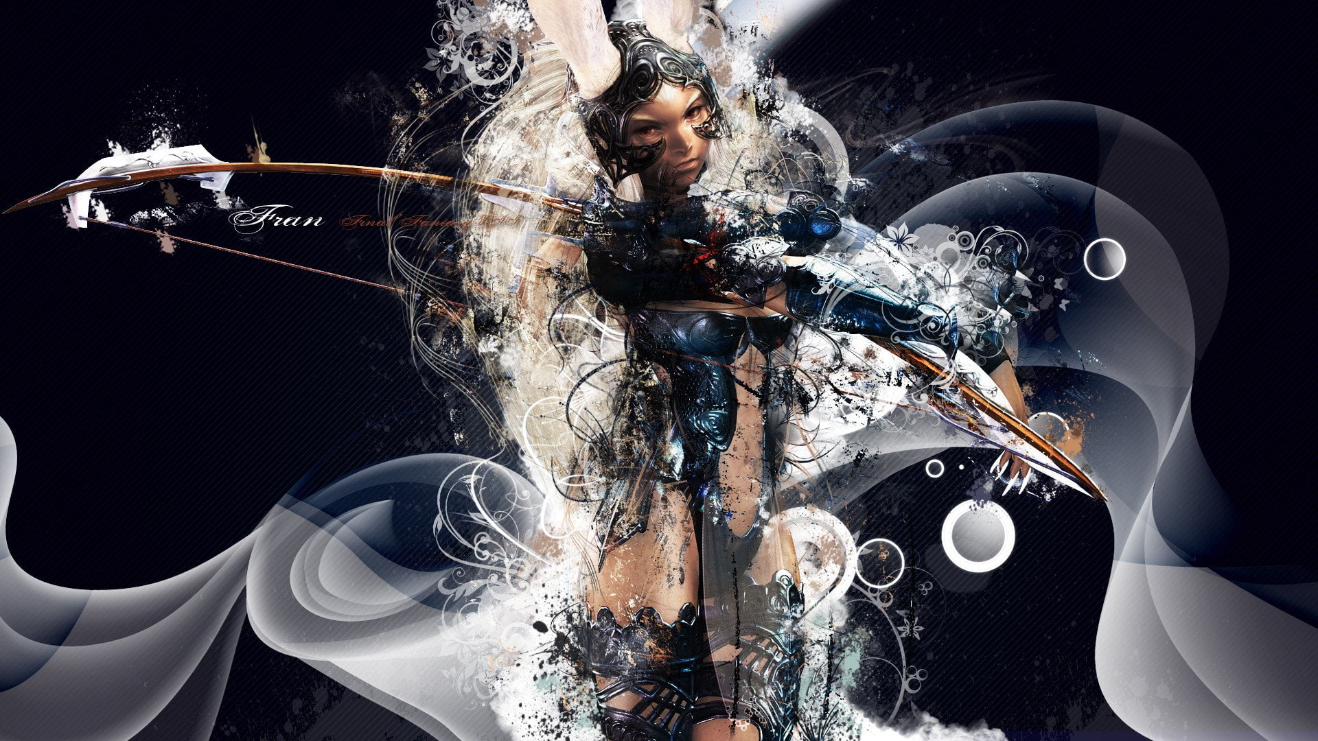 one person, 1080P, nature, adult, digital composite, Final Fantasy, females, front view, full length, young adult, hairstyle, Final Fantasy XII, studio shot, HD Wallpaper